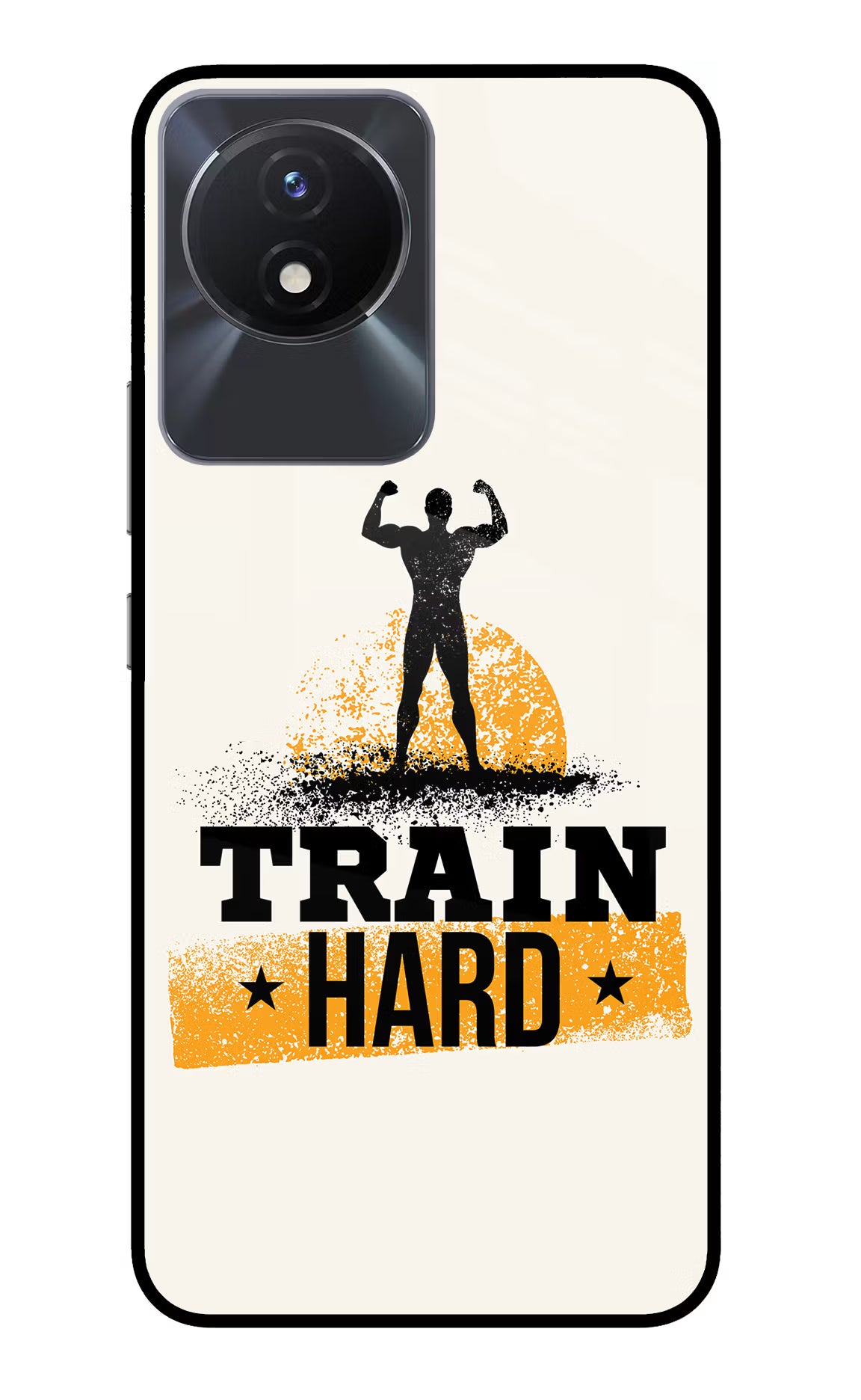 Train Hard Vivo Y02/Y02T Glass Case - Train Hard Vivo Y02/Y02T Glass Case Train Hard Vivo Y02/Y02T Glass Case
