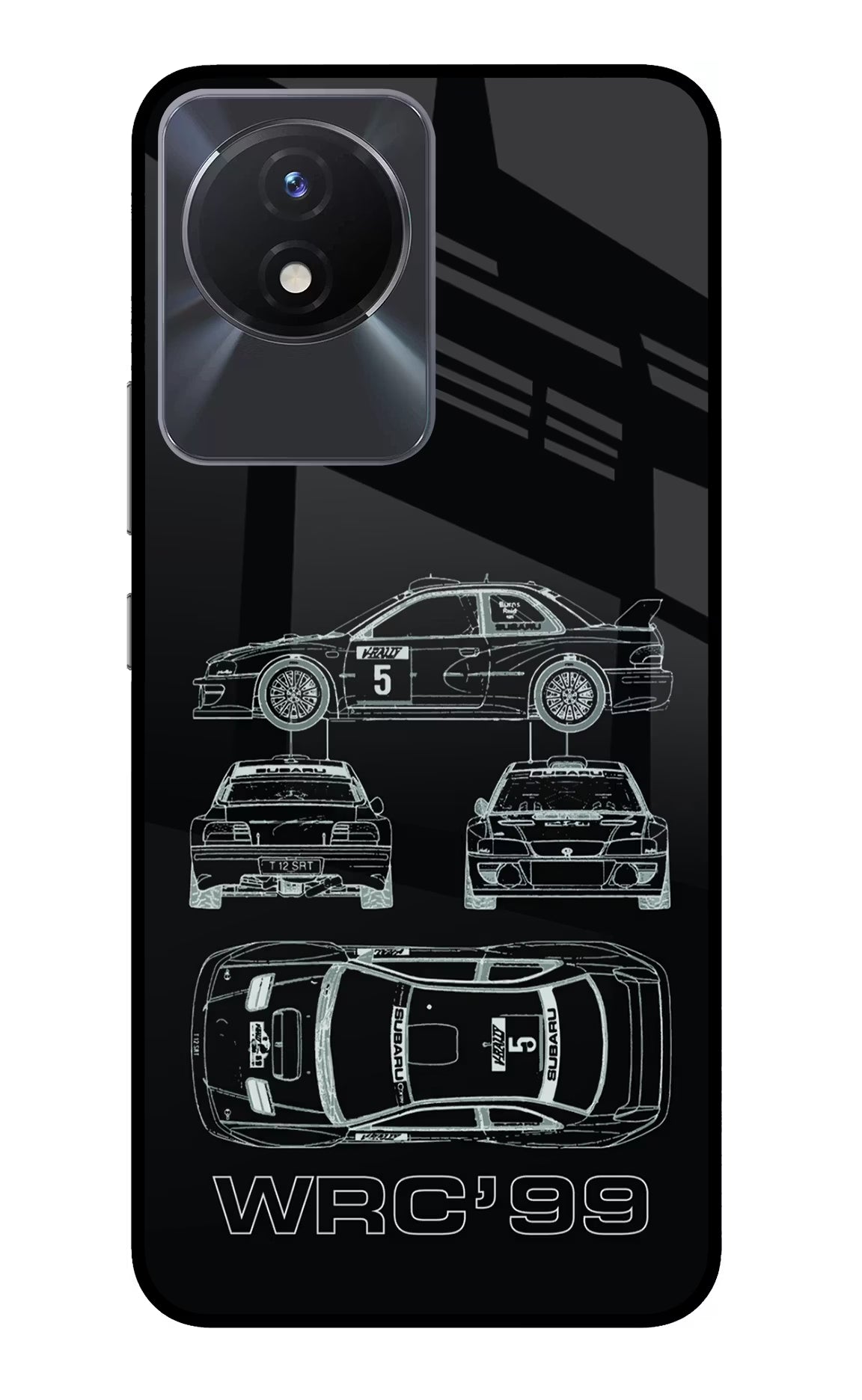 WRC'99 Vivo Y02/Y02T Glass Case - WRC'99 Vivo Y02/Y02T Glass Case WRC'99 Vivo Y02/Y02T Glass Case