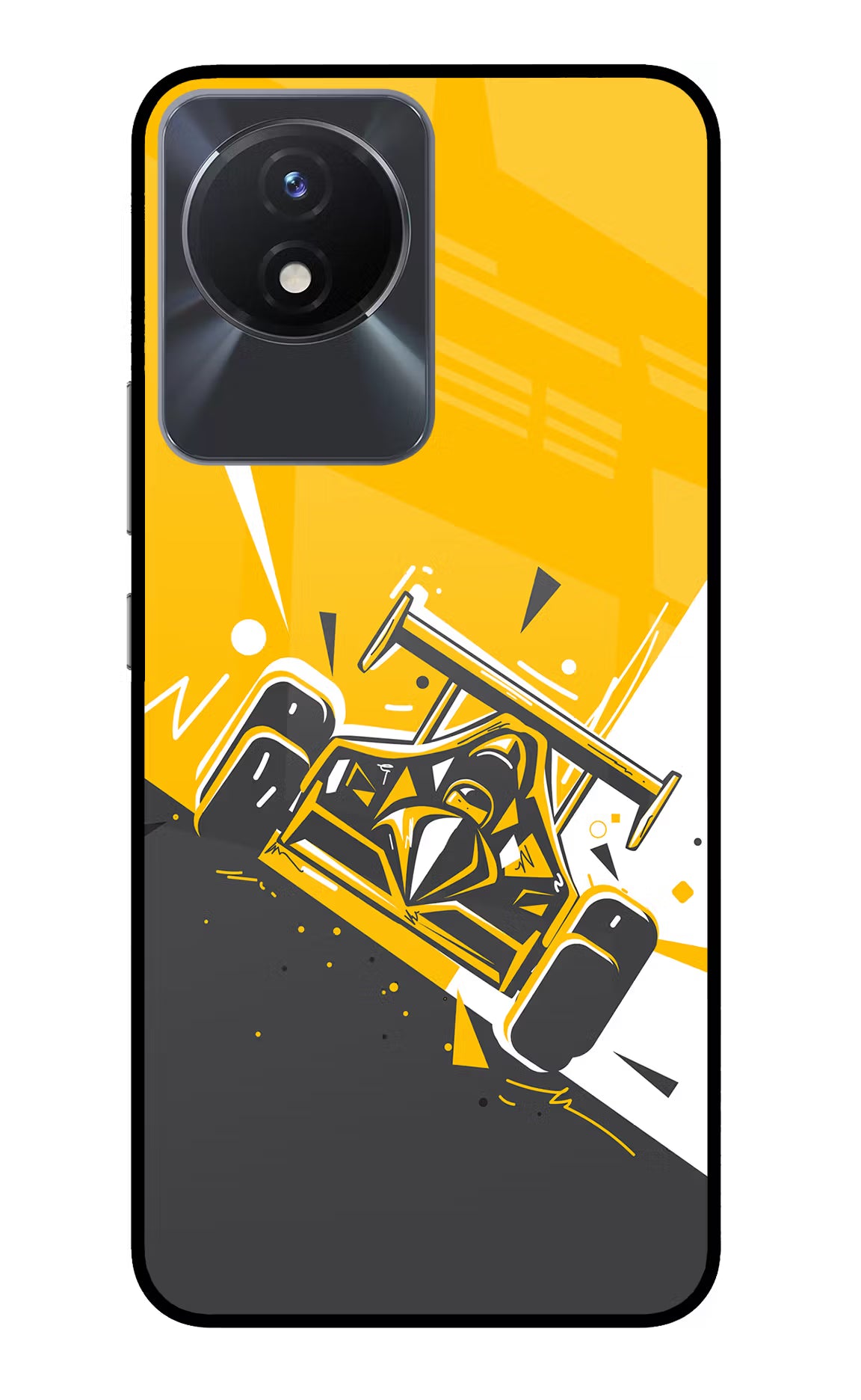 Track King Vivo Y02/Y02T Glass Case - Track King Vivo Y02/Y02T Glass Case Track King Vivo Y02/Y02T Glass Case