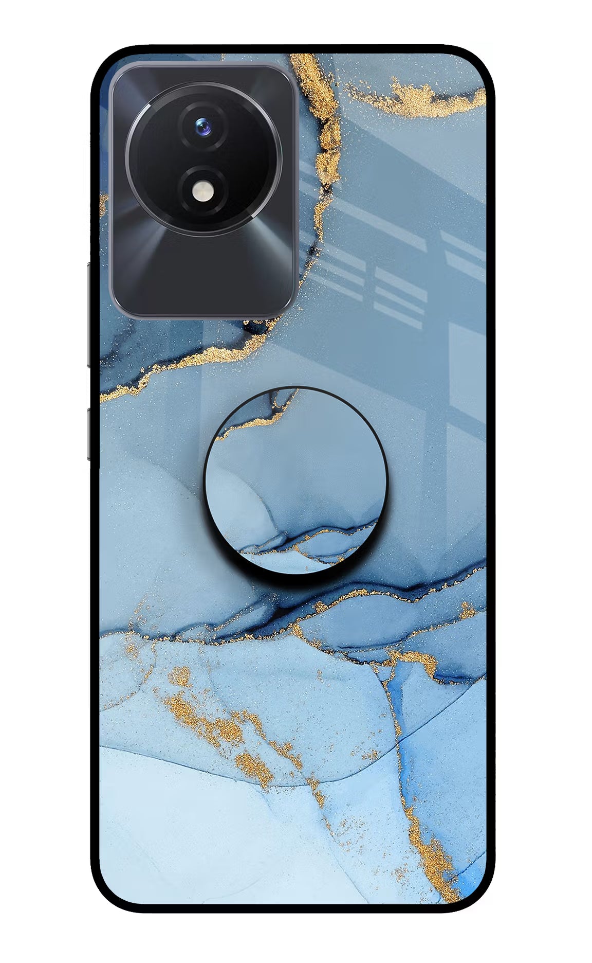 Blue Marble Vivo Y02/Y02T Glass Case - Blue Marble Vivo Y02/Y02T Glass Case Blue Marble Vivo Y02/Y02T Glass Case