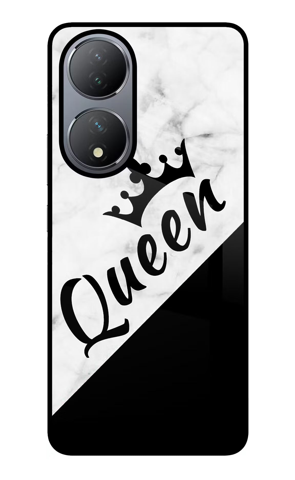Queen Vivo Y100 Glass Case - Queen Vivo Y100 Glass Case Queen Vivo Y100 Glass Case