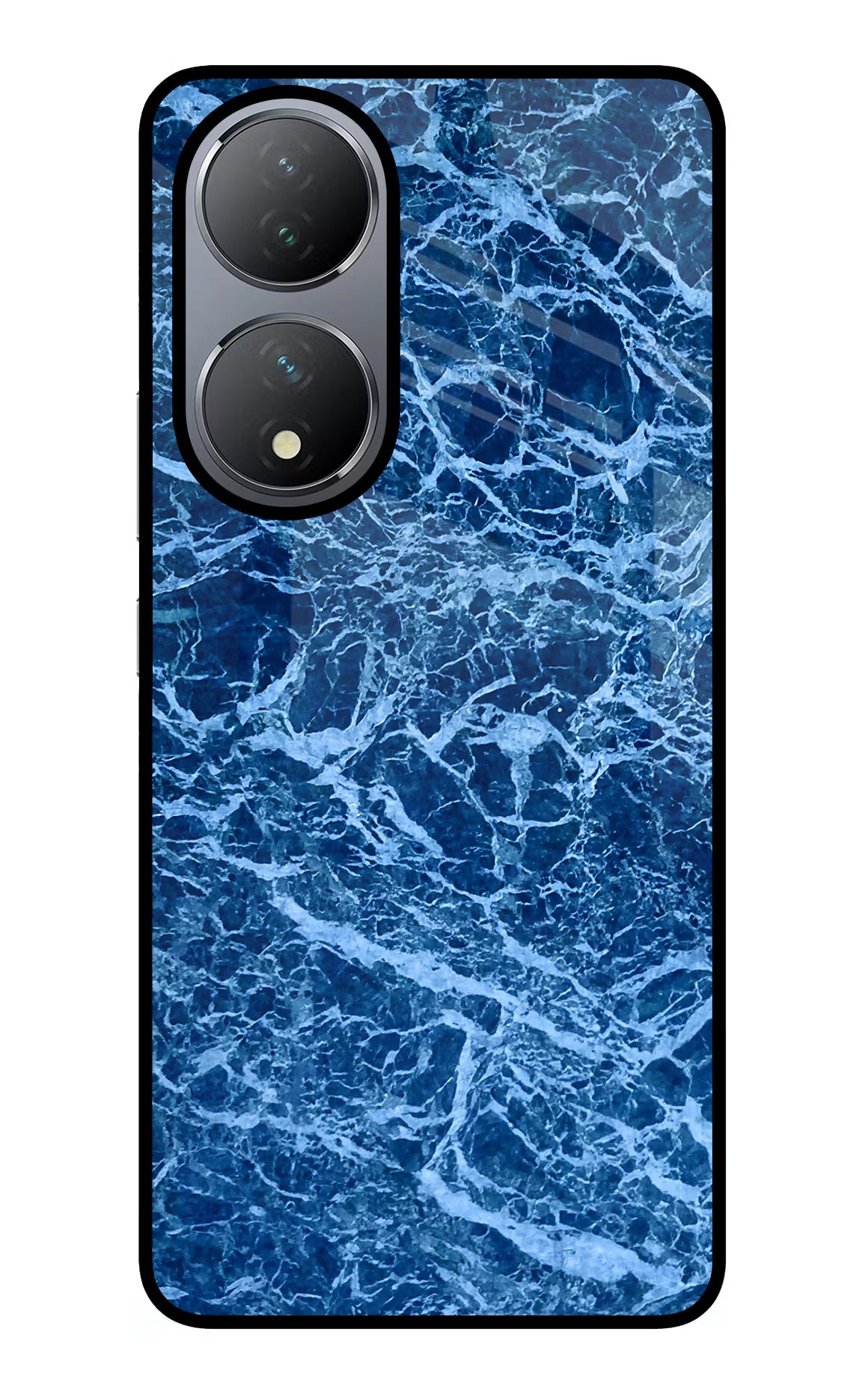 Blue Marble Vivo Y100 Glass Case - Blue Marble Vivo Y100 Glass Case Blue Marble Vivo Y100 Glass Case