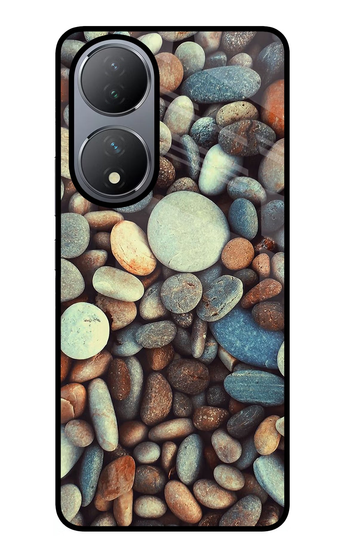 Pebble Vivo Y100 Glass Case - Pebble Vivo Y100 Glass Case Pebble Vivo Y100 Glass Case
