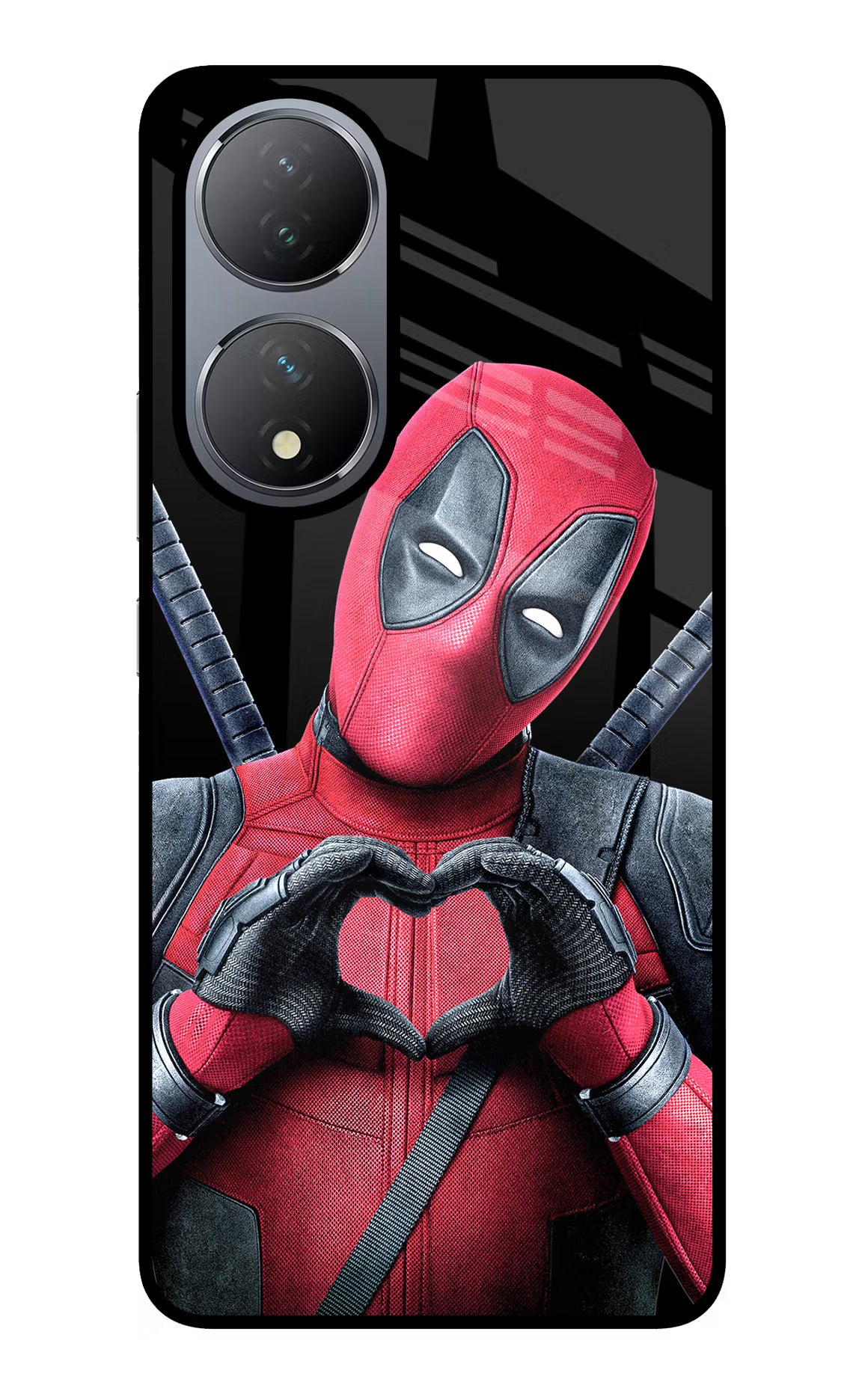 Deadpool Vivo Y100 Glass Case - Deadpool Vivo Y100 Glass Case Deadpool Vivo Y100 Glass Case
