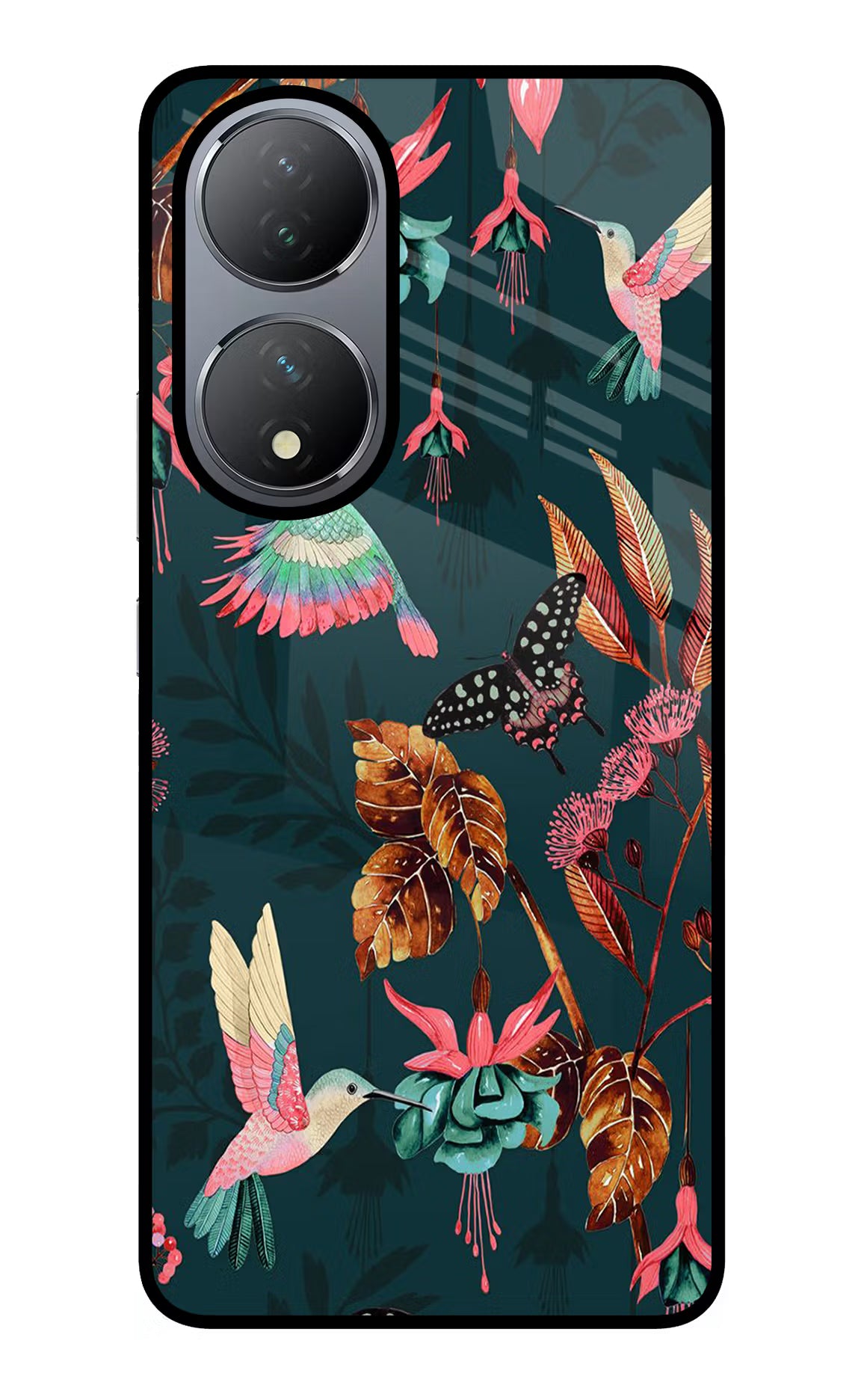 Birds Vivo Y100 Glass Case - Birds Vivo Y100 Glass Case Birds Vivo Y100 Glass Case