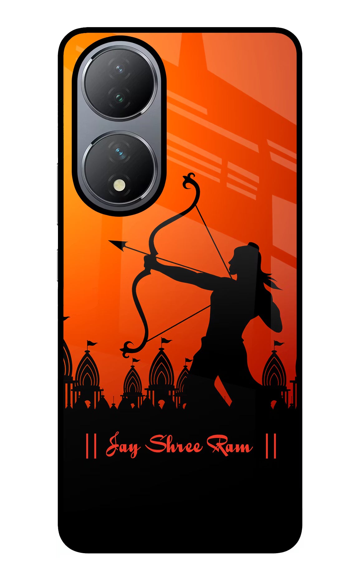 Lord Ram - 4 Vivo Y100 Glass Case - Lord Ram - 4 Vivo Y100 Glass Case Lord Ram - 4 Vivo Y100 Glass Case