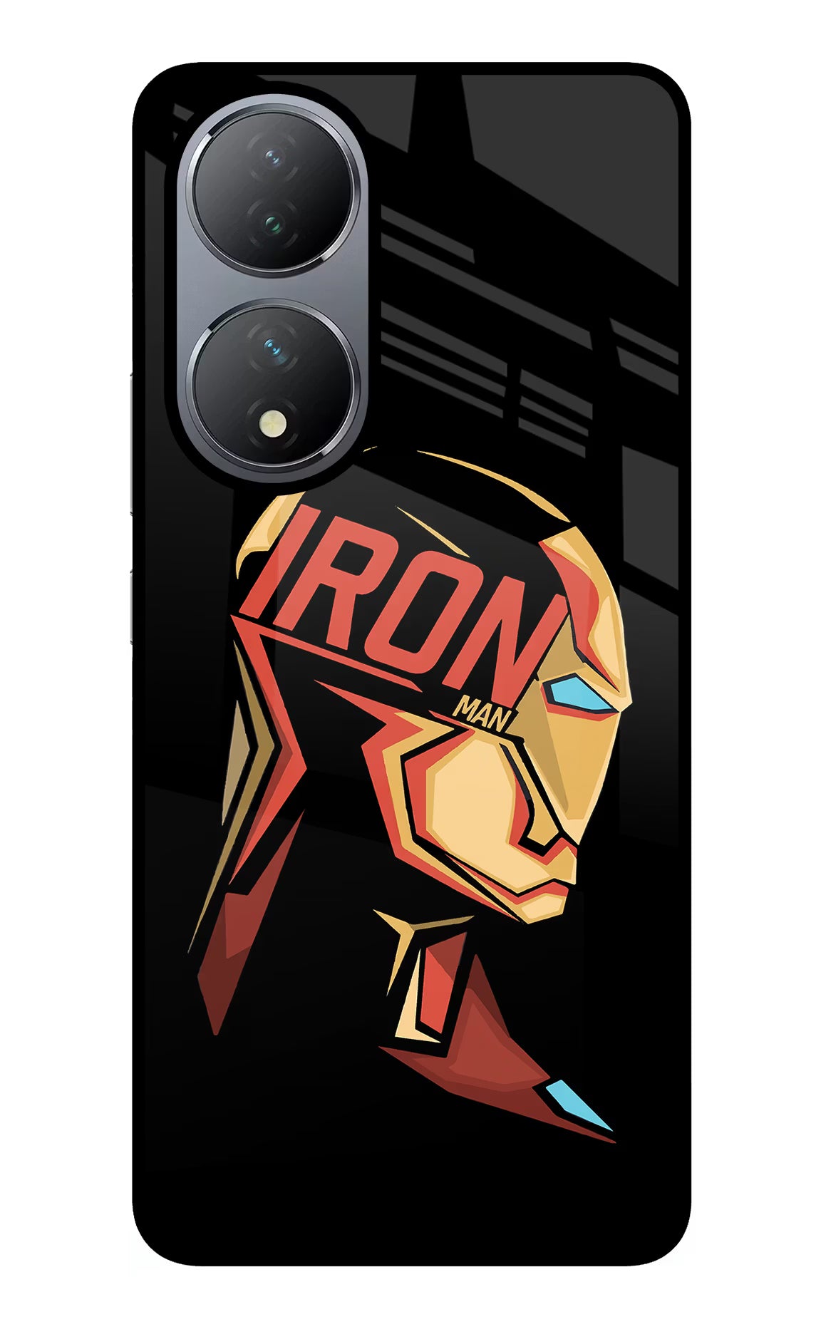 IronMan Vivo Y100 Glass Case - IronMan Vivo Y100 Glass Case IronMan Vivo Y100 Glass Case
