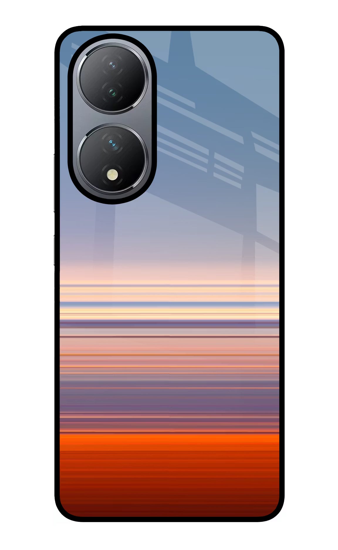 Morning Colors Vivo Y100 Glass Case - Morning Colors Vivo Y100 Glass Case Morning Colors Vivo Y100 Glass Case