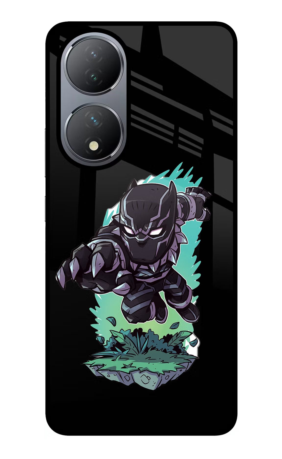 Black Panther Vivo Y100 Glass Case - Black Panther Vivo Y100 Glass Case Black Panther Vivo Y100 Glass Case