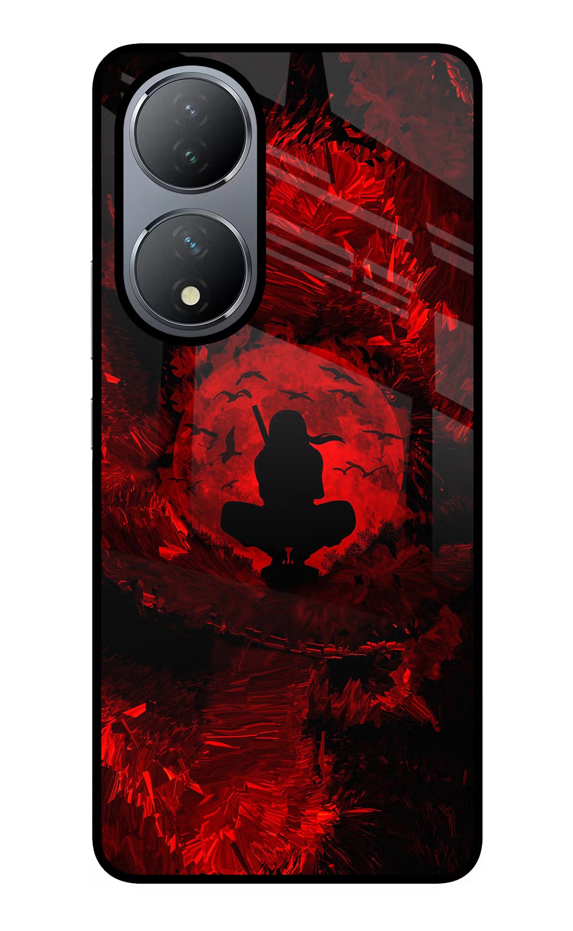 Itachi Uchiha Vivo Y100 Glass Case - Itachi Uchiha Vivo Y100 Glass Case Itachi Uchiha Vivo Y100 Glass Case