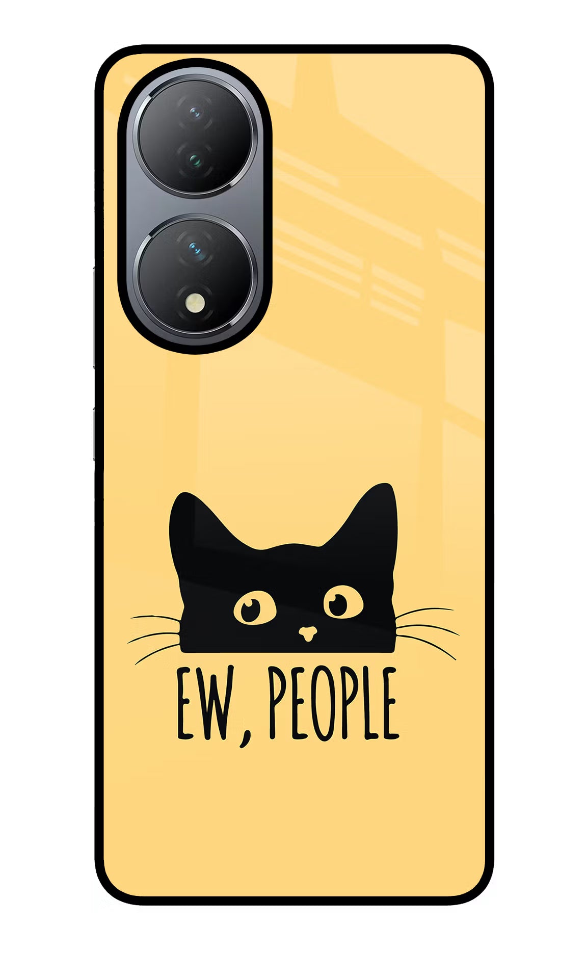 Ew People Catitude Vivo Y100 Glass Case - Ew People Catitude Vivo Y100 Glass Case Ew People Catitude Vivo Y100 Glass Case