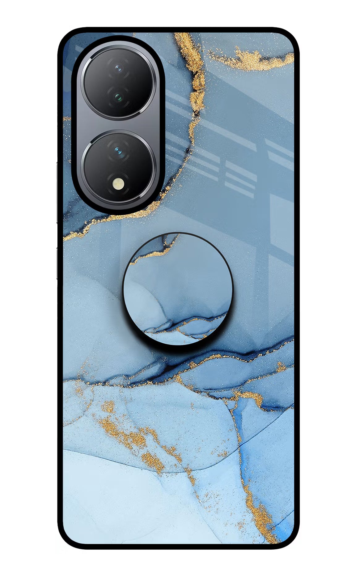 Blue Marble Vivo Y100 Glass Case - Blue Marble Vivo Y100 Glass Case Blue Marble Vivo Y100 Glass Case