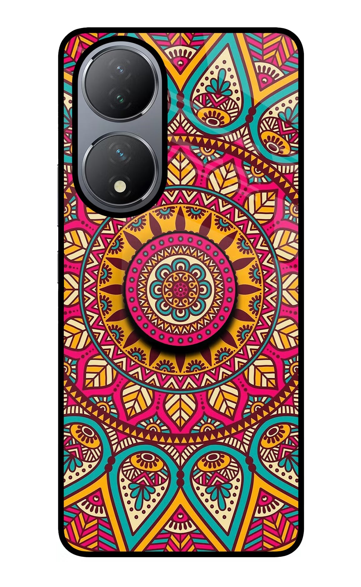 Mandala Vivo Y100 Glass Case - Mandala Vivo Y100 Glass Case Mandala Vivo Y100 Glass Case