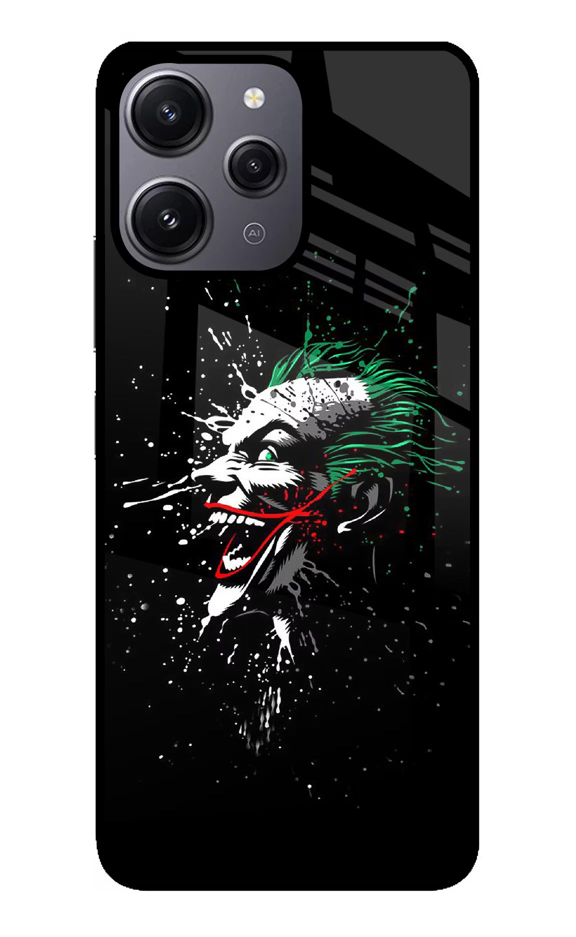 Joker Redmi 12 4G Glass Case - Joker Redmi 12 4G Glass Case Joker Redmi 12 4G Glass Case