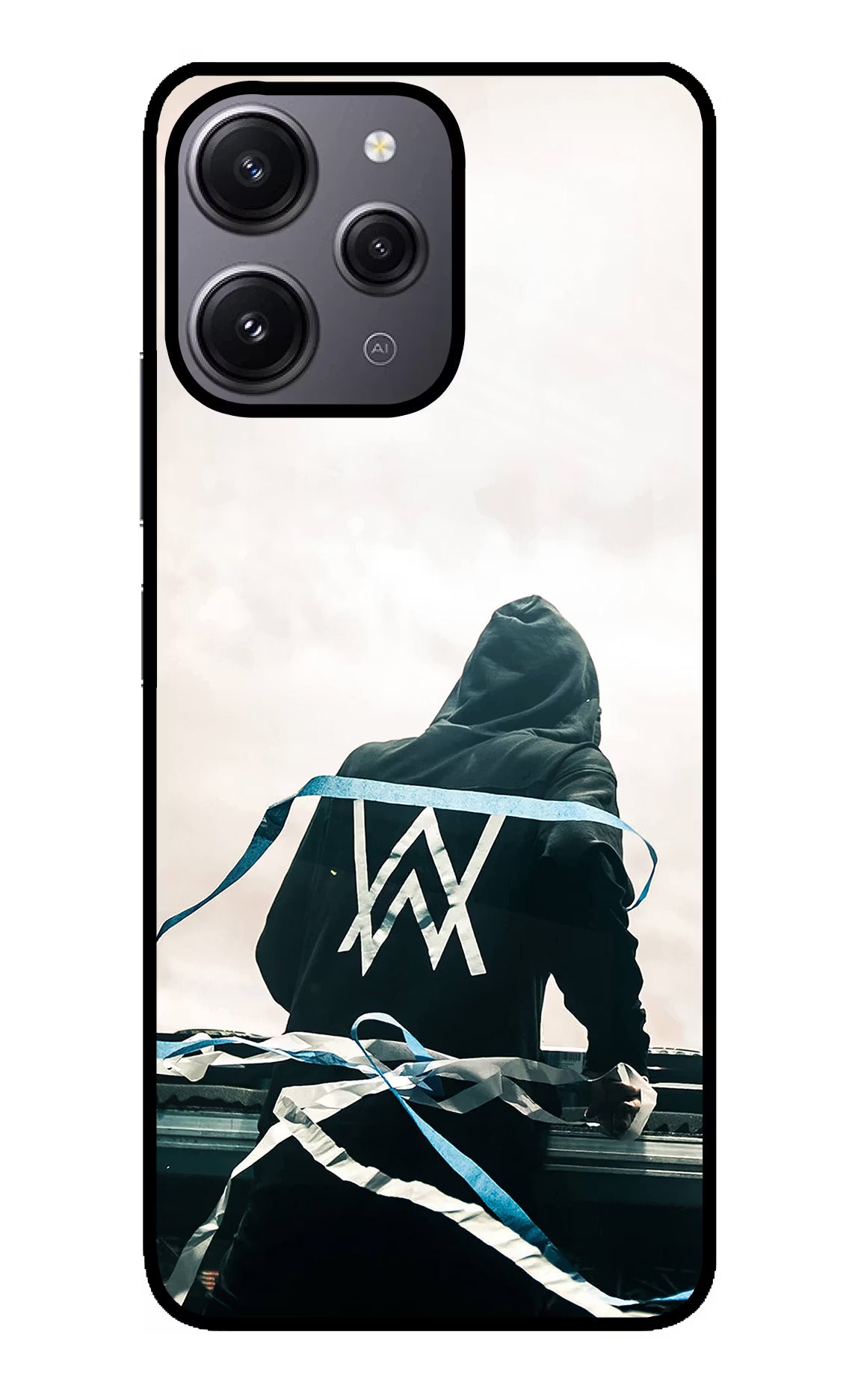 Alan Walker Redmi 12 4G Glass Case - Alan Walker Redmi 12 4G Glass Case Alan Walker Redmi 12 4G Glass Case