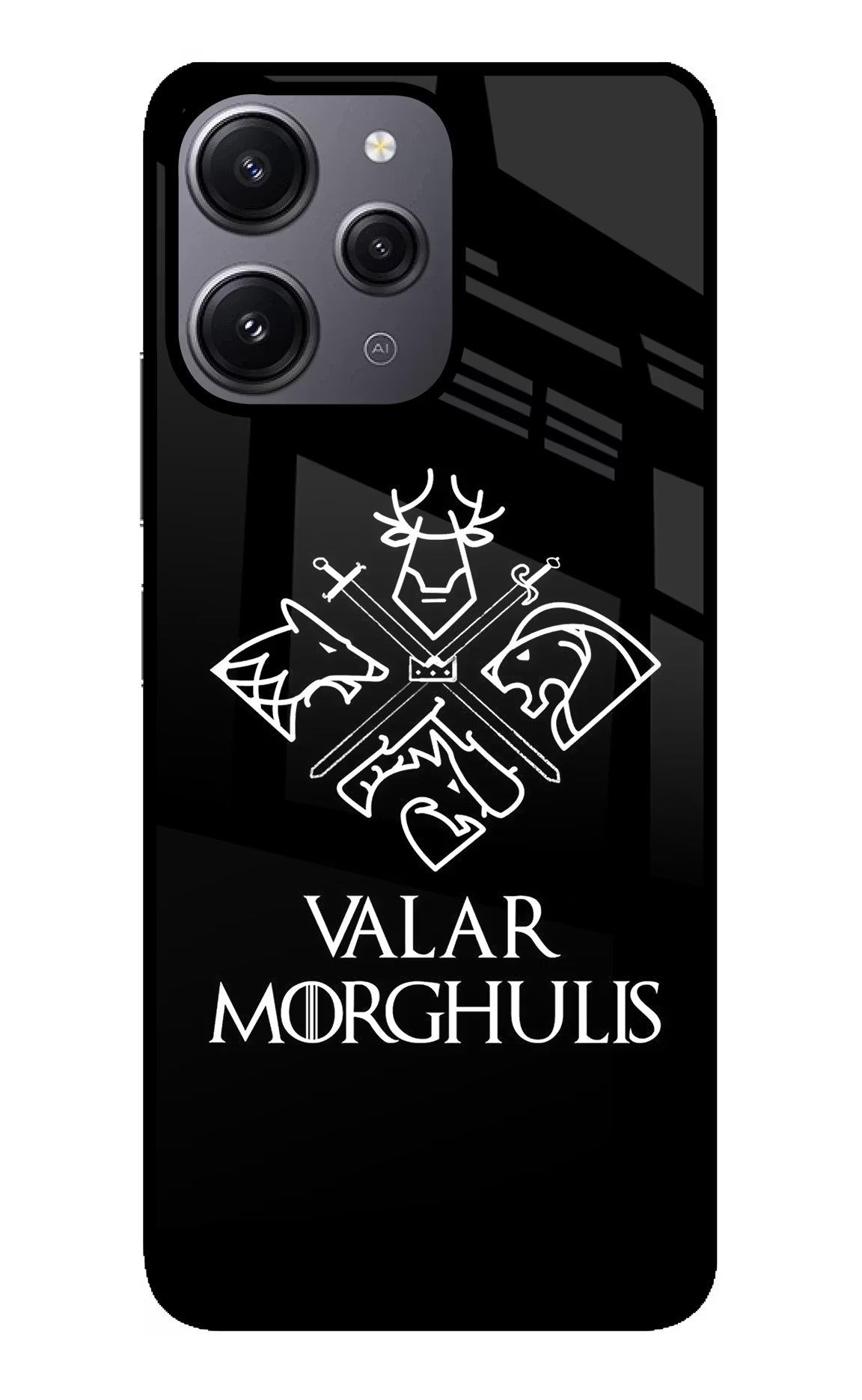 Valar Morghulis | Game Of Thrones Redmi 12 4G Glass Case - Valar Morghulis | Game Of Thrones Redmi 12 4G Glass Case Valar Morghulis | Game Of Thrones Redmi 12 4G Glass Case