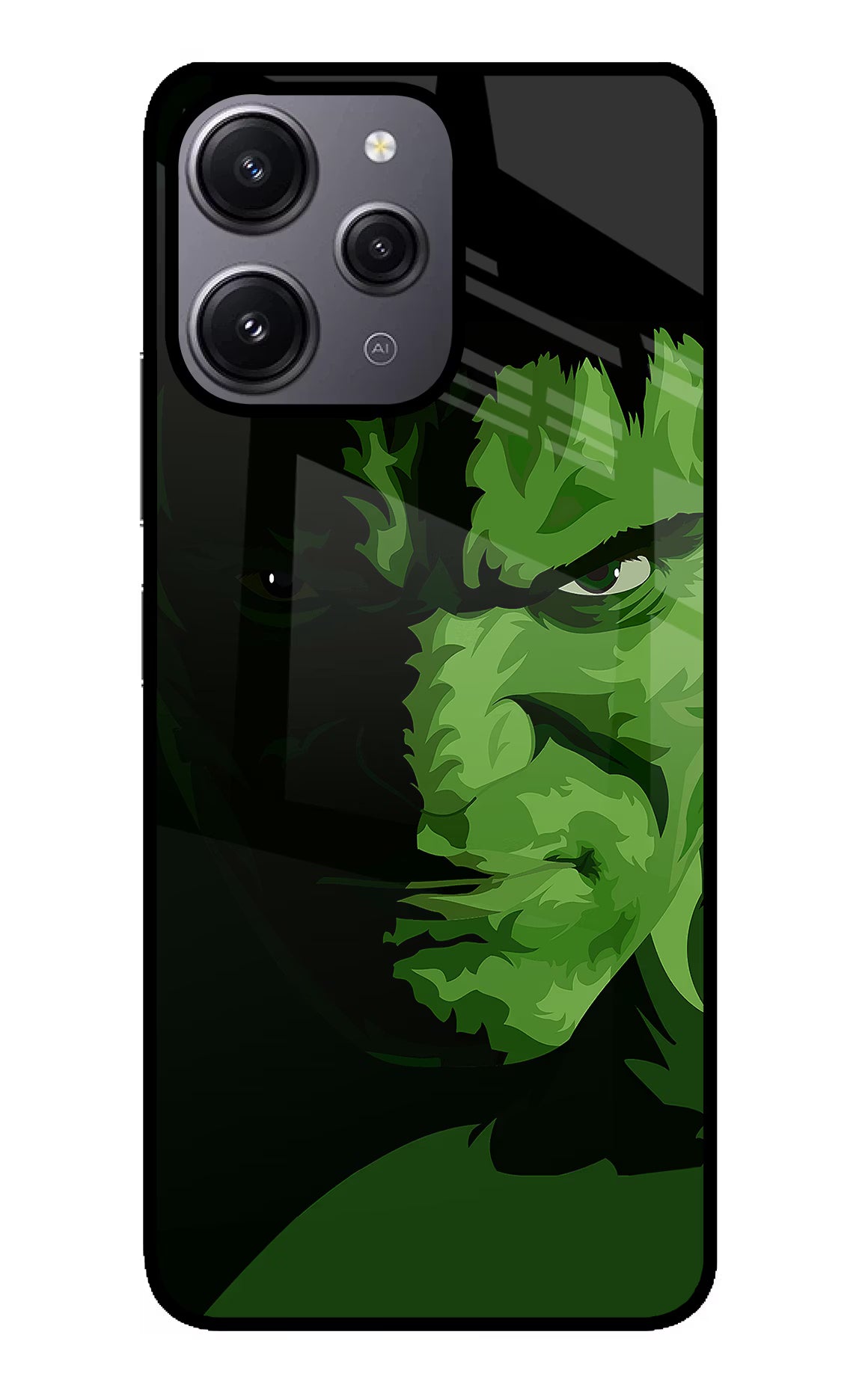 HULK Redmi 12 4G Glass Case - HULK Redmi 12 4G Glass Case HULK Redmi 12 4G Glass Case