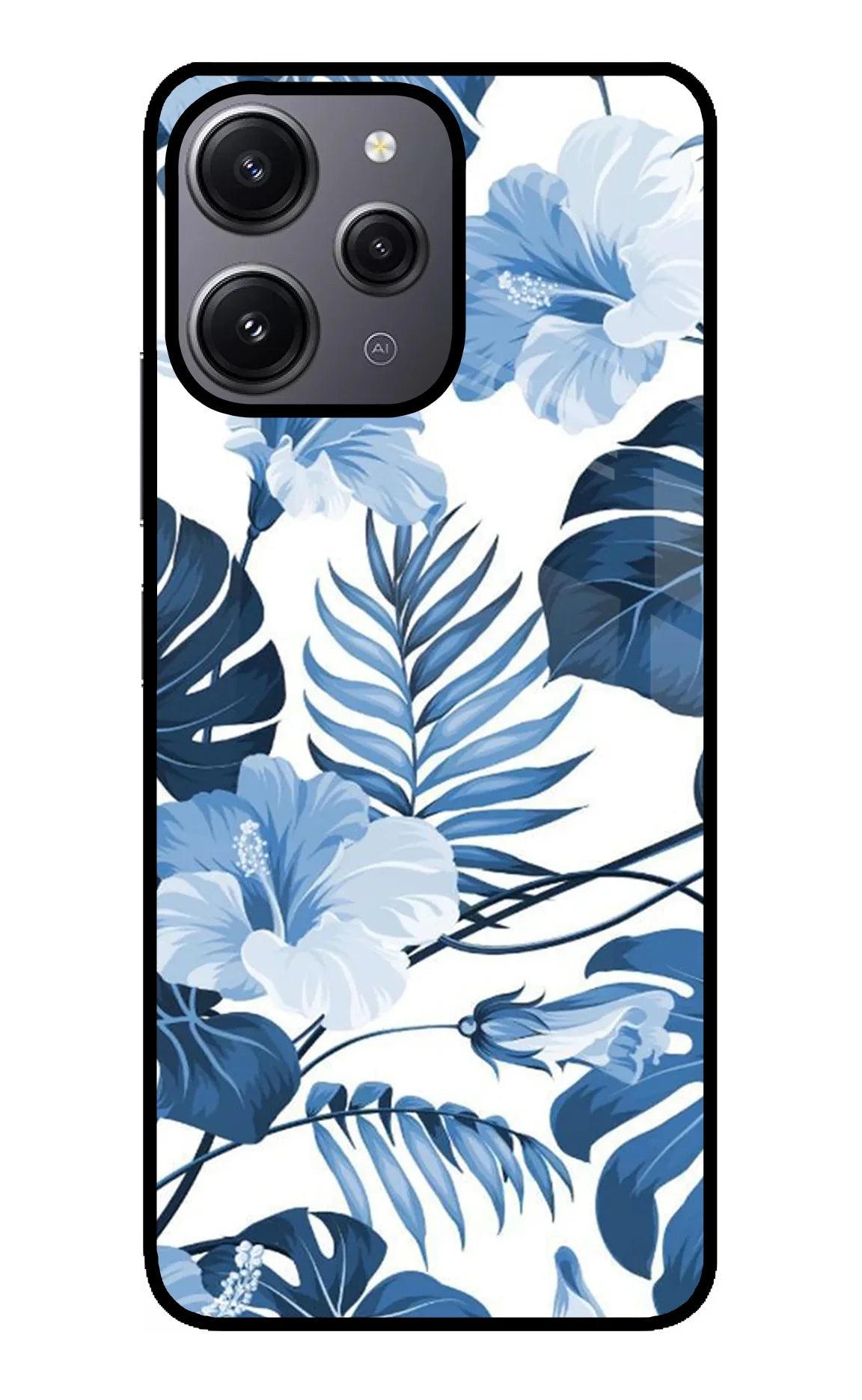 Fabric Art Redmi 12 4G Glass Case - Fabric Art Redmi 12 4G Glass Case Fabric Art Redmi 12 4G Glass Case