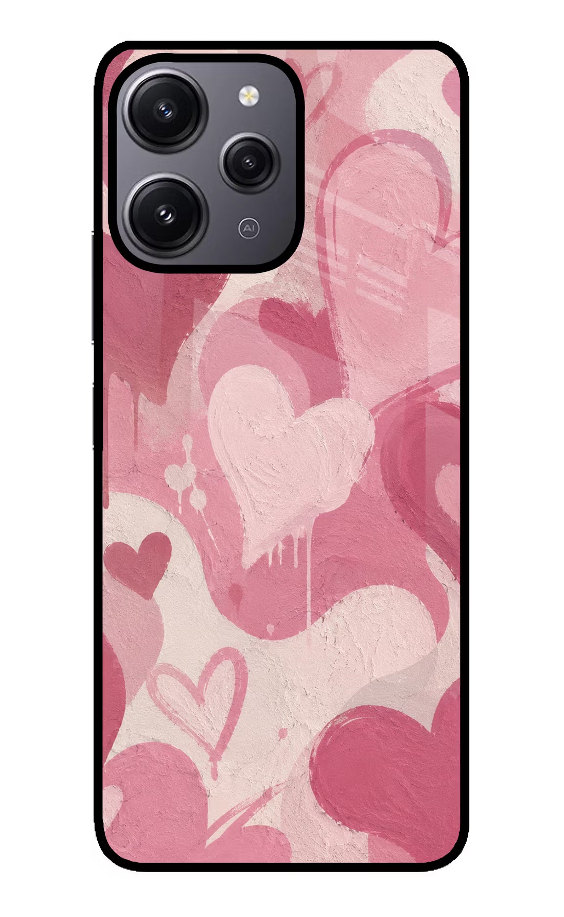 Hearty case Redmi 12 4G Glass Case - Hearty case Redmi 12 4G Glass Case Hearty case Redmi 12 4G Glass Case