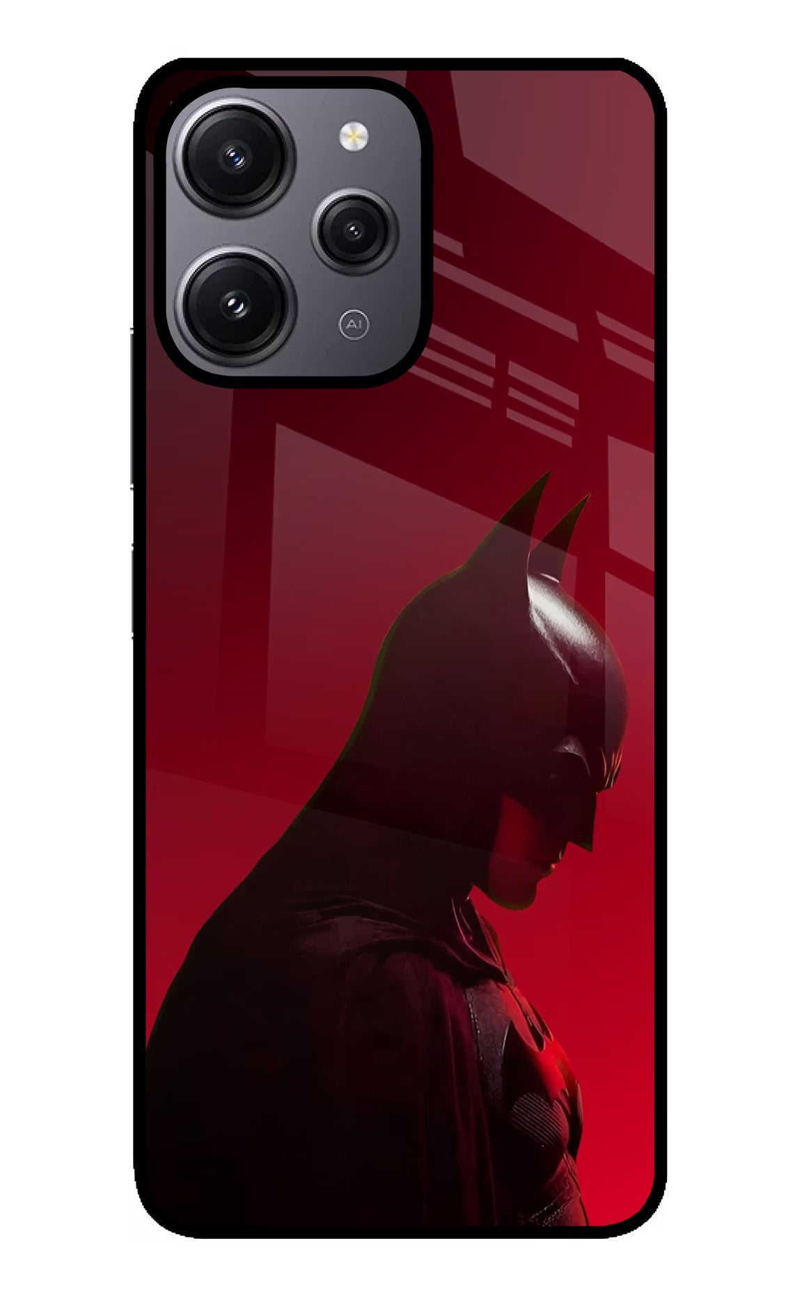 Dark Knight Redmi 12 4G Glass Case - Dark Knight Redmi 12 4G Glass Case Dark Knight Redmi 12 4G Glass Case