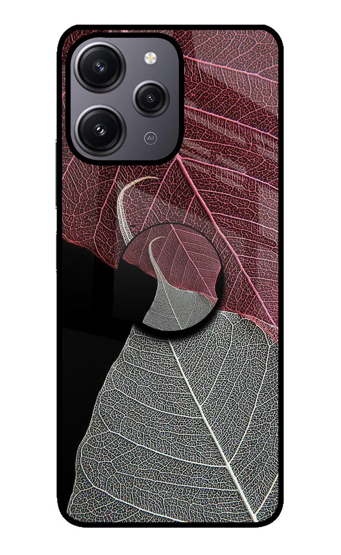 Leaf Pattern Redmi 12 4G Pop Case by Casekaro