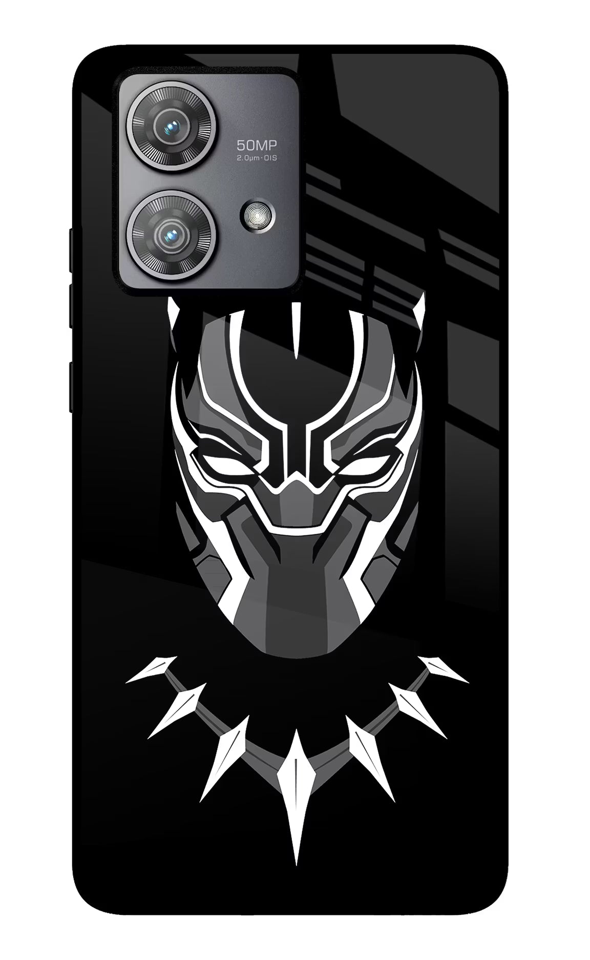 Black Panther Moto Edge 40 Neo Glass Case - Black Panther Moto Edge 40 Neo Glass Case Black Panther Moto Edge 40 Neo Glass Case