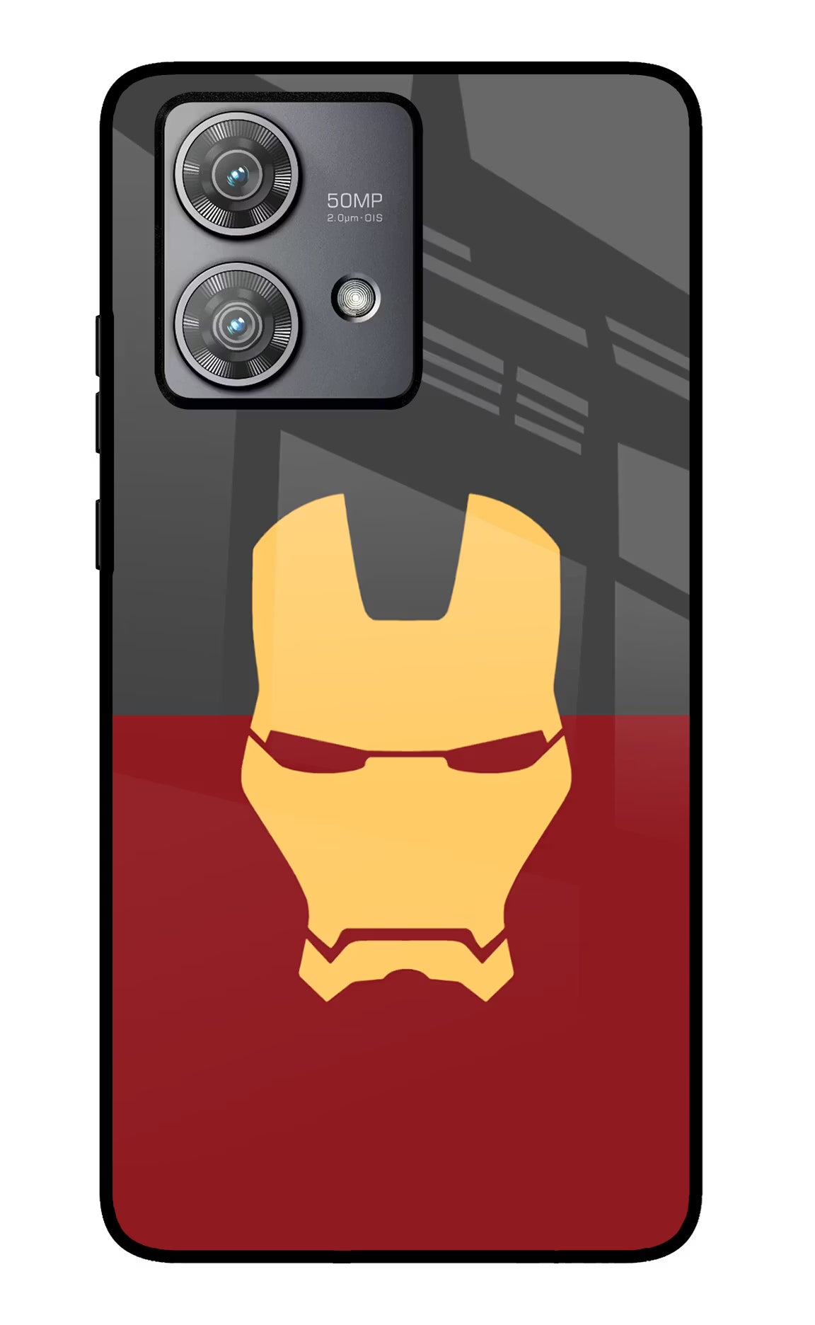 Ironman Moto Edge 40 Neo Glass Case - Ironman Moto Edge 40 Neo Glass Case Ironman Moto Edge 40 Neo Glass Case