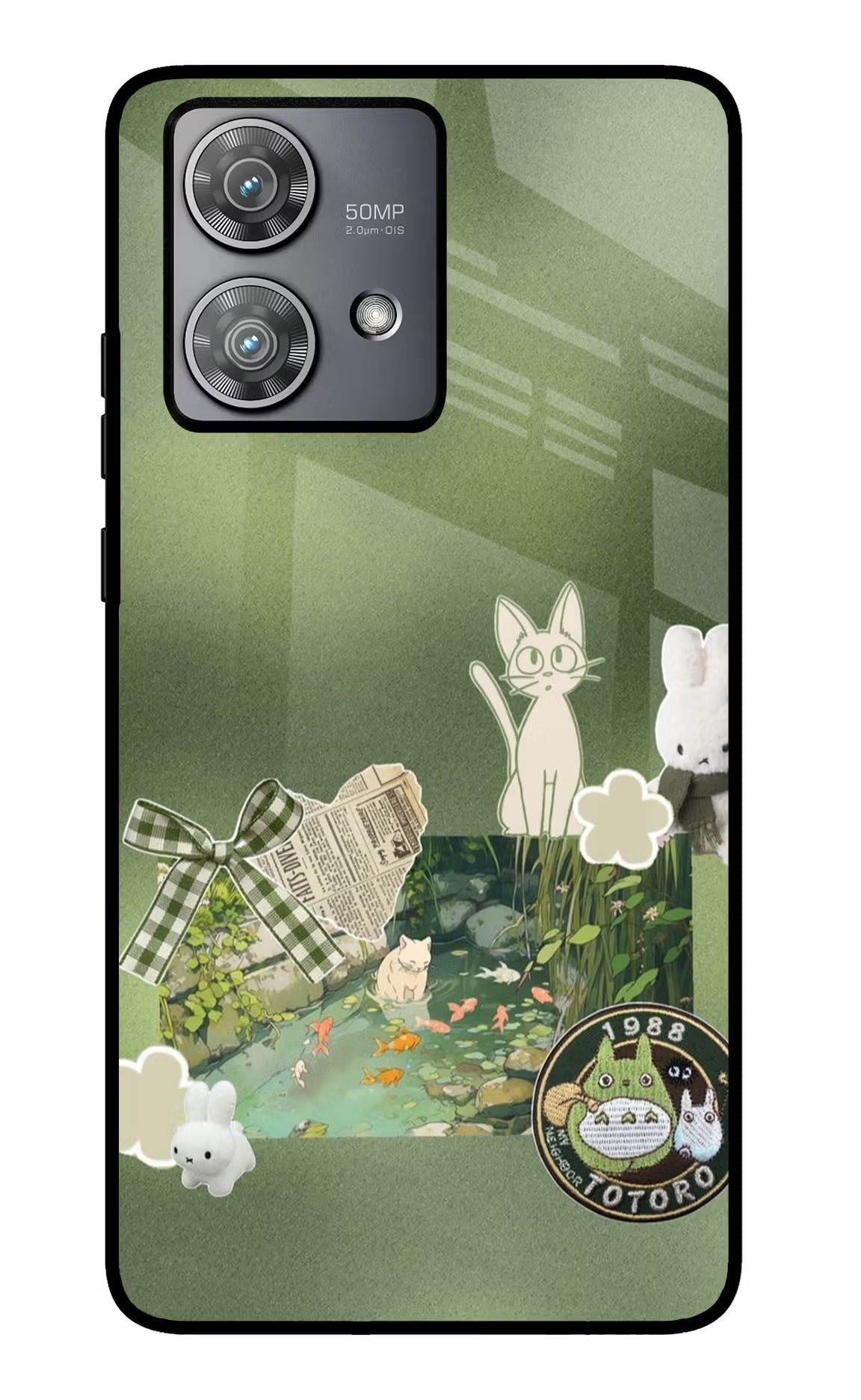 Aesthetic anime Moto Edge 40 Neo Glass Case - Aesthetic anime Moto Edge 40 Neo Glass Case Aesthetic anime Moto Edge 40 Neo Glass Case