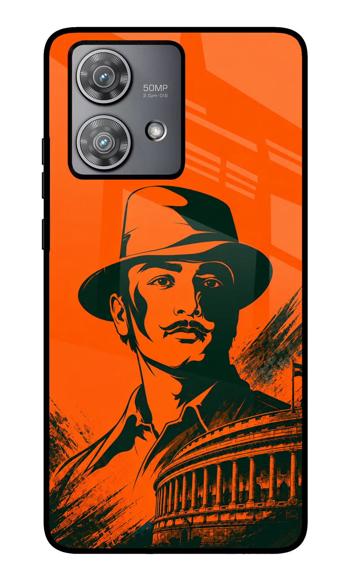 Bhagat Singh Legacy Moto Edge 40 Neo Glass Case - Bhagat Singh Legacy Moto Edge 40 Neo Glass Case Bhagat Singh Legacy Moto Edge 40 Neo Glass Case
