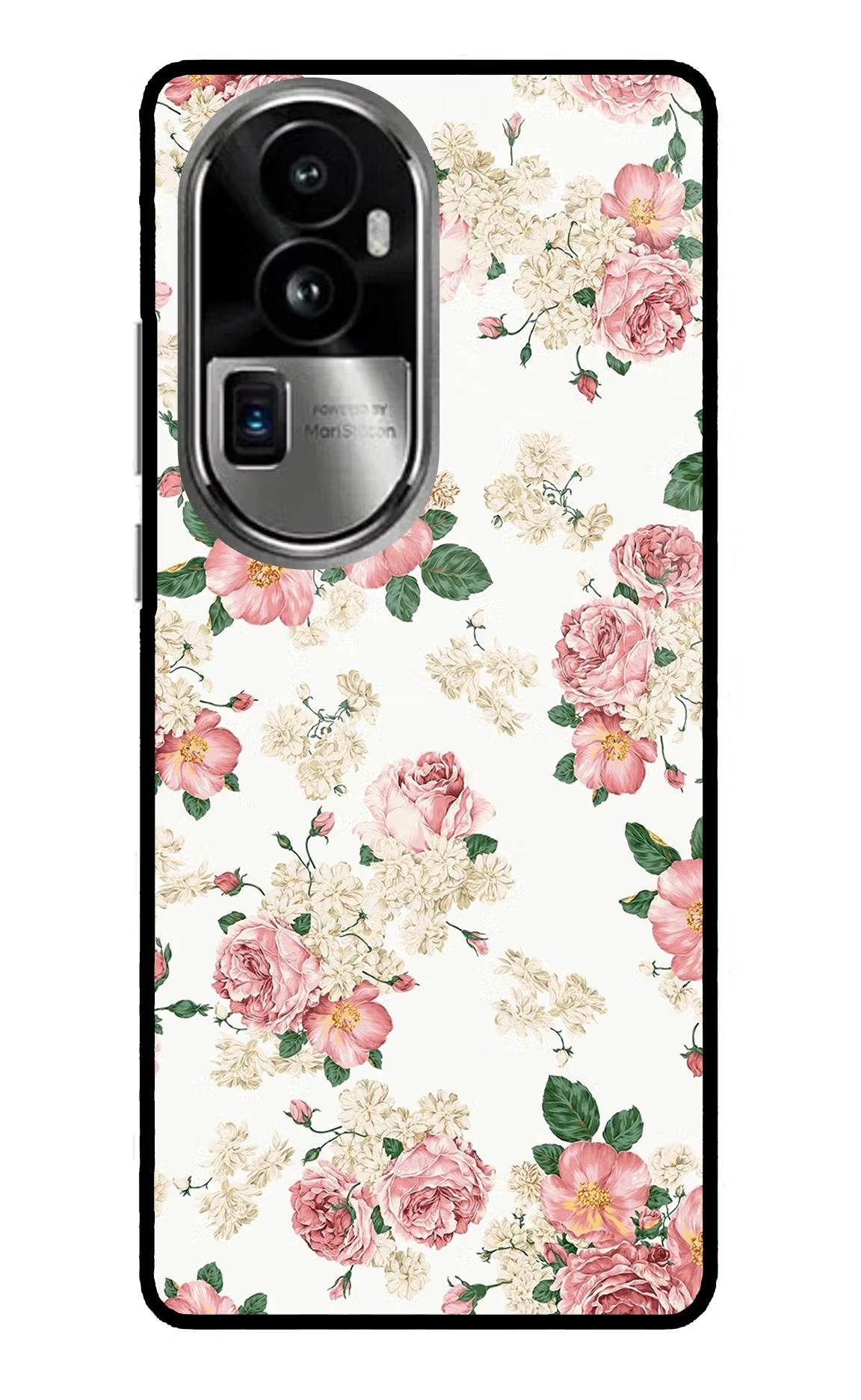 Flowers Oppo Reno10 Pro+ 5G Glass Case - Flowers Oppo Reno10 Pro+ 5G Glass Case Flowers Oppo Reno10 Pro+ 5G Glass Case