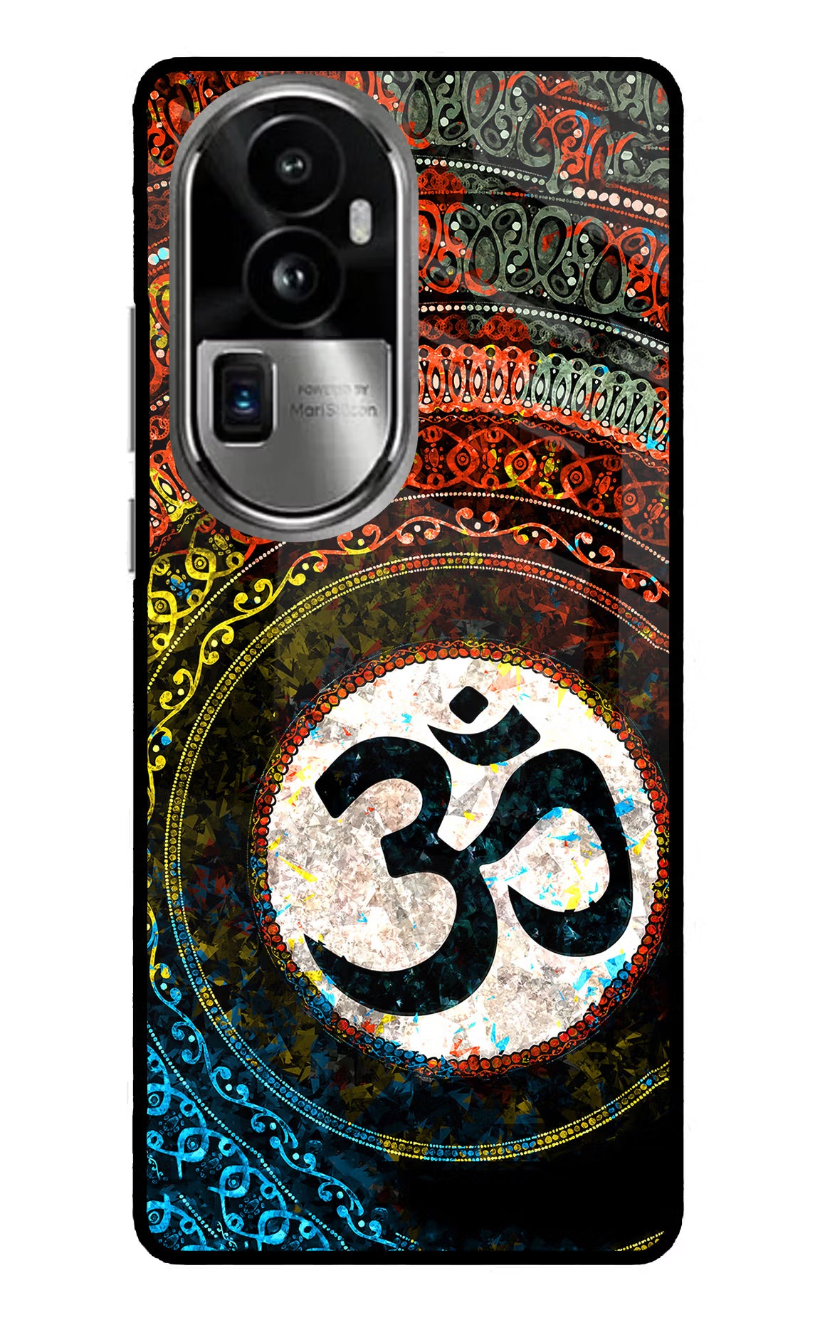 Om Cultural Oppo Reno10 Pro+ 5G Glass Case - Om Cultural Oppo Reno10 Pro+ 5G Glass Case Om Cultural Oppo Reno10 Pro+ 5G Glass Case