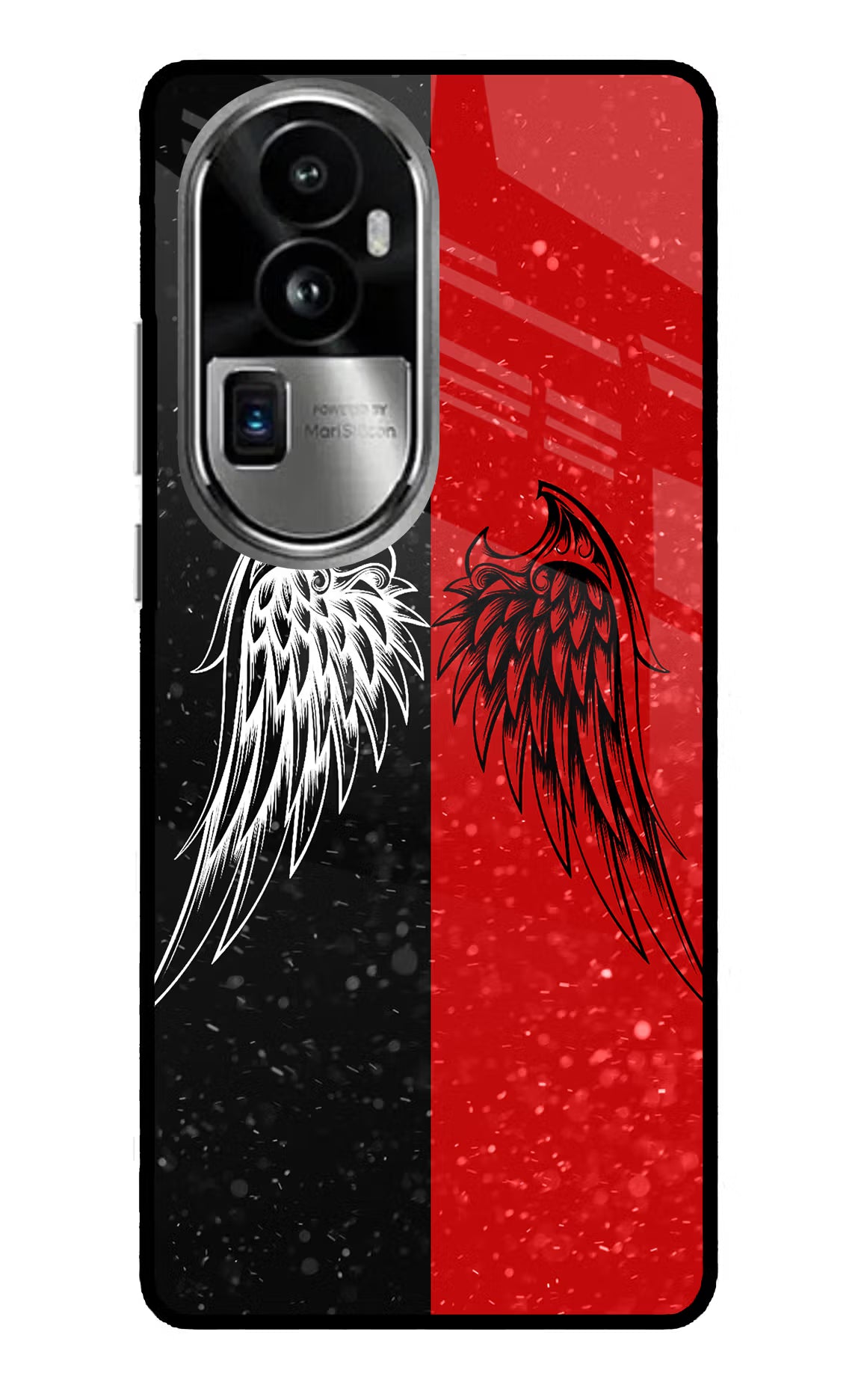 Wings Oppo Reno10 Pro+ 5G Glass Case - Wings Oppo Reno10 Pro+ 5G Glass Case Wings Oppo Reno10 Pro+ 5G Glass Case