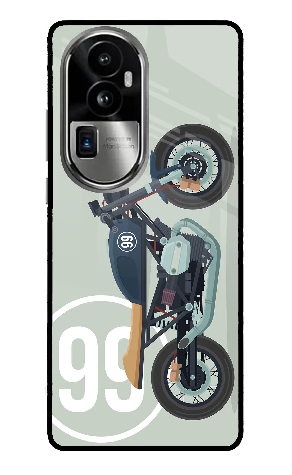 Classic Cafe Racer 99 Oppo Reno10 Pro+ 5G Glass Case - Classic Cafe Racer 99 Oppo Reno10 Pro+ 5G Glass Case Classic Cafe Racer 99 Oppo Reno10 Pro+ 5G Glass Case
