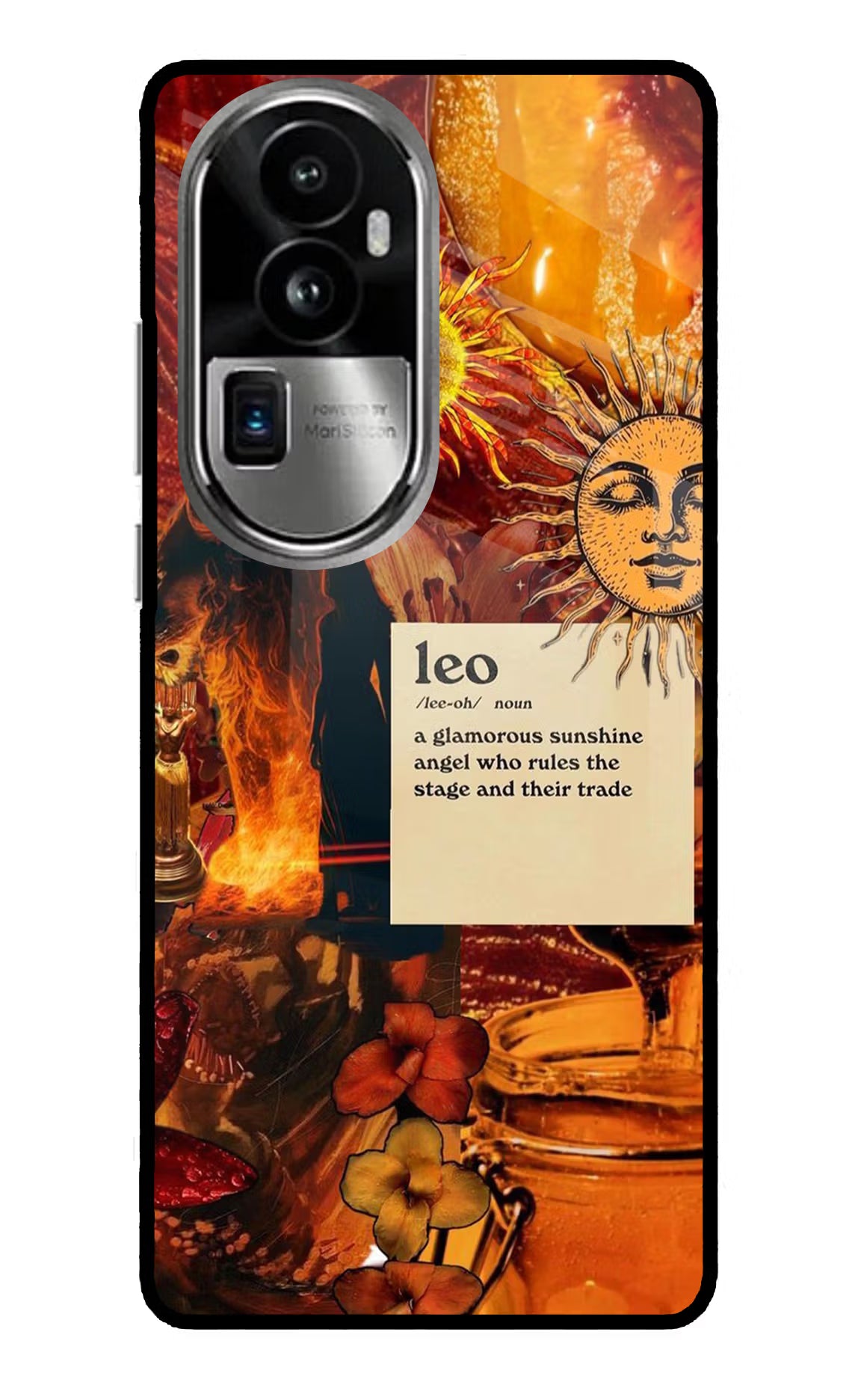 Leo Zodiac Oppo Reno10 Pro+ 5G Glass Case - Leo Zodiac Oppo Reno10 Pro+ 5G Glass Case Leo Zodiac Oppo Reno10 Pro+ 5G Glass Case