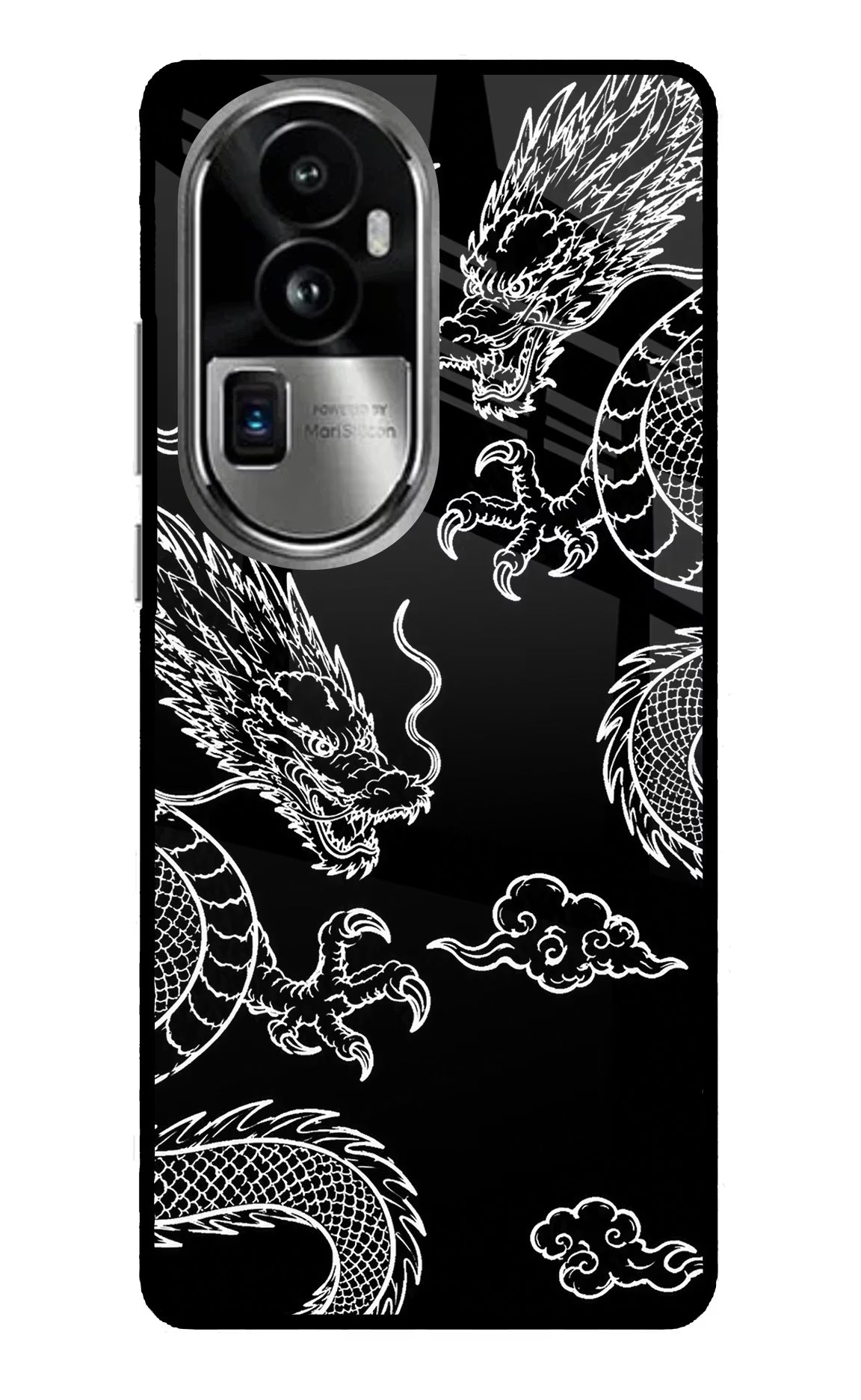 Twin Dragons Oppo Reno10 Pro+ 5G Glass Case - Twin Dragons Oppo Reno10 Pro+ 5G Glass Case Twin Dragons Oppo Reno10 Pro+ 5G Glass Case