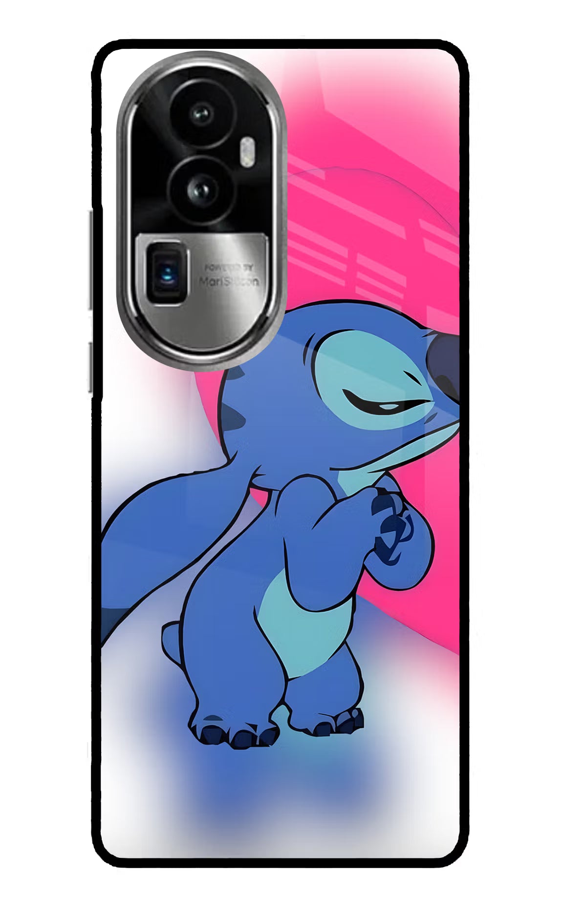 Stitch Hug Oppo Reno10 Pro+ 5G Glass Case - Stitch Hug Oppo Reno10 Pro+ 5G Glass Case Stitch Hug Oppo Reno10 Pro+ 5G Glass Case