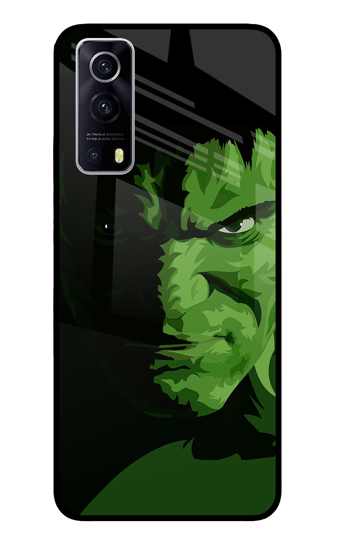 HULK iQOO Z3 5G Glass Case - HULK iQOO Z3 5G Glass Case HULK iQOO Z3 5G Glass Case