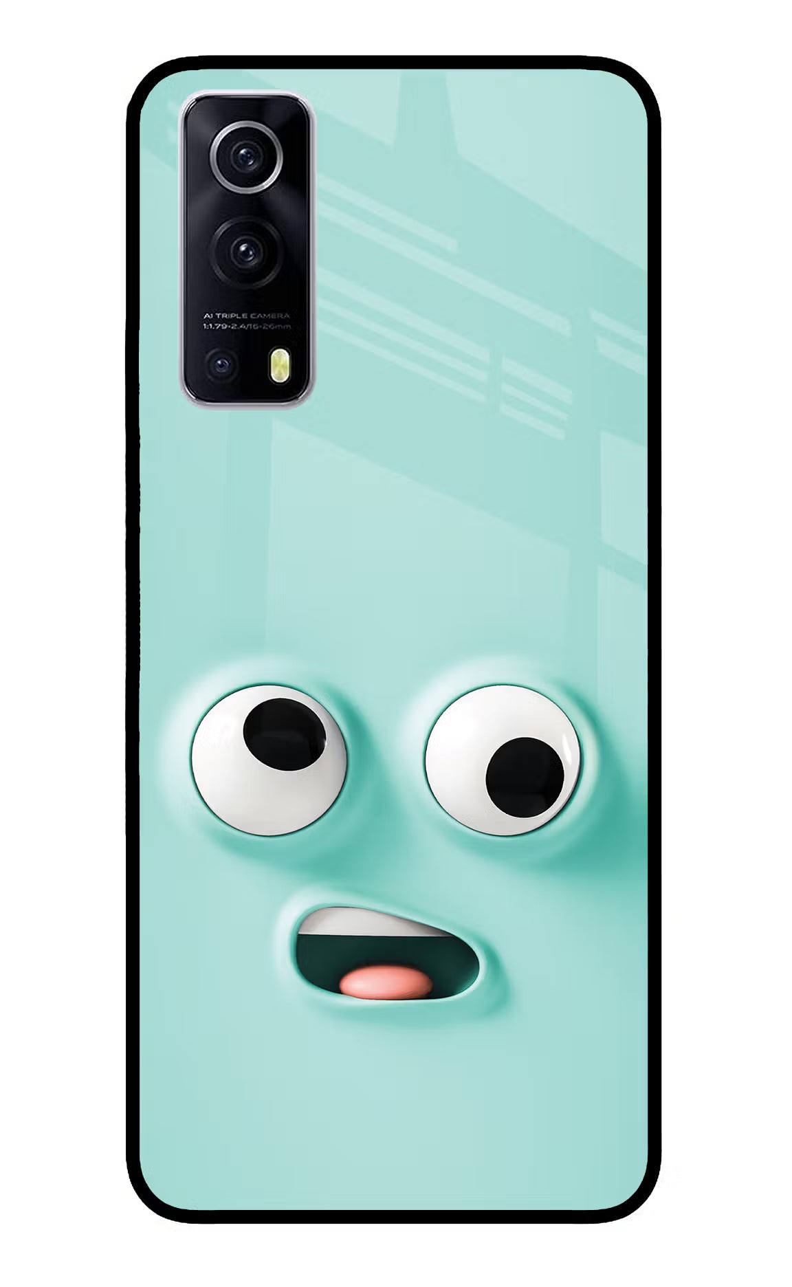 Funny Cartoon iQOO Z3 5G Back Cover - Funny Cartoon iQOO Z3 5G Glass Case Back Cover by Casekaro Funny Cartoon iQOO Z3 5G Glass Case Back Cover by Casekaro