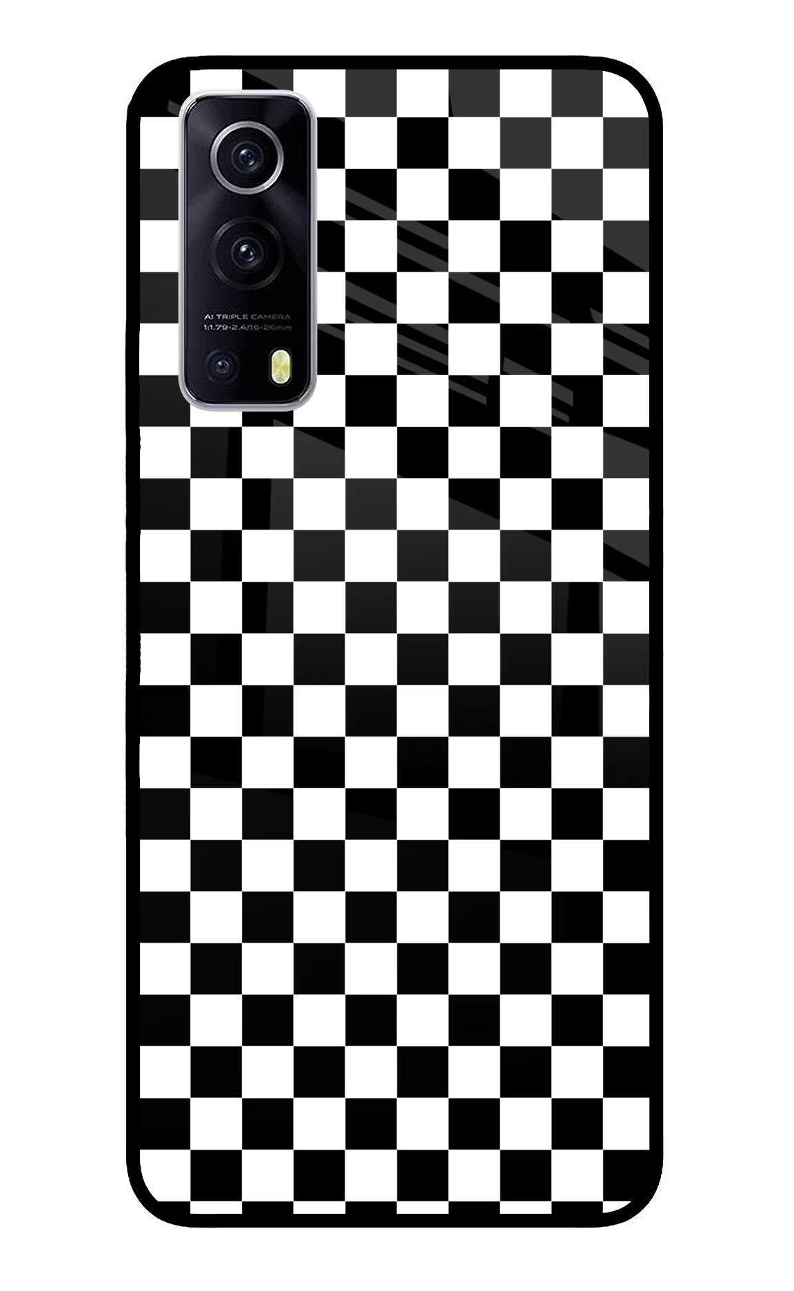 Chess Board iQOO Z3 5G Back Cover - Chess Board iQOO Z3 5G Glass Case Back Cover by Casekaro Chess Board iQOO Z3 5G Glass Case Back Cover by Casekaro