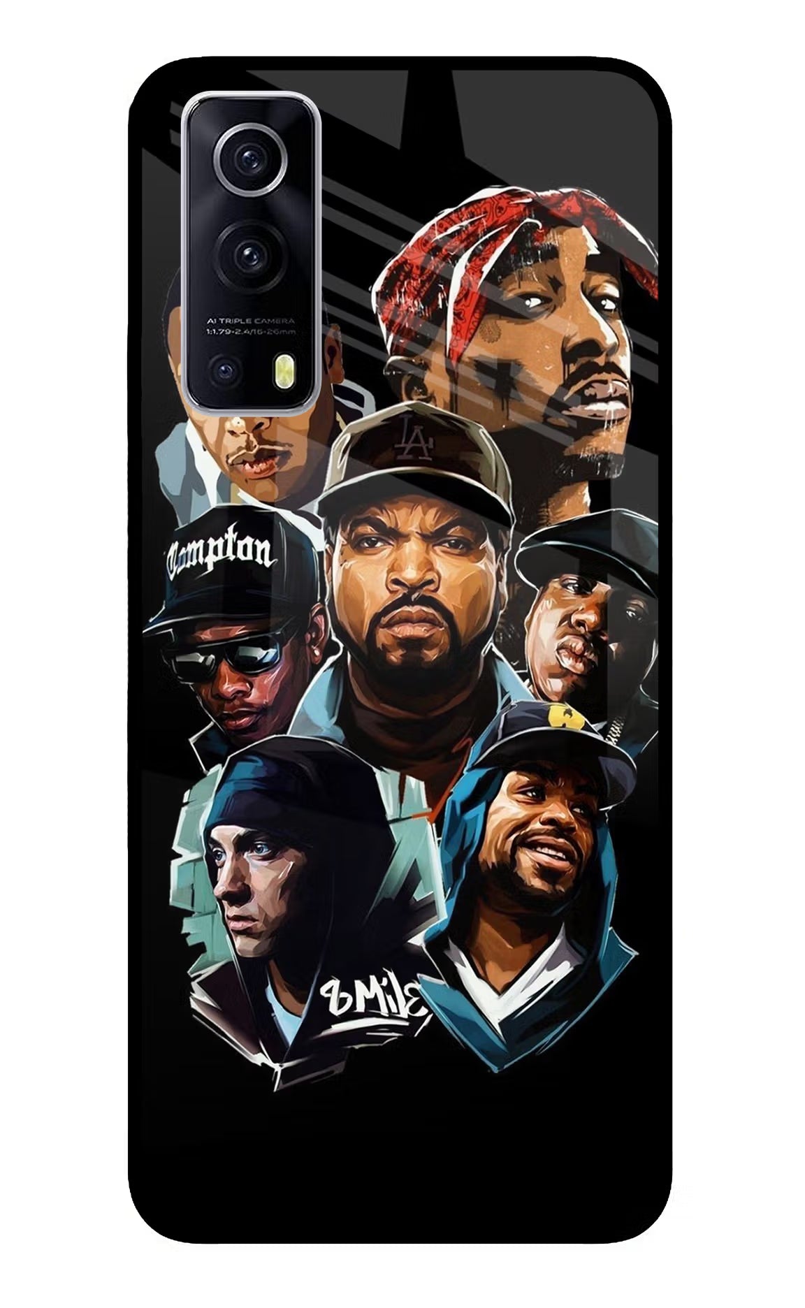 Rappers iQOO Z3 5G Glass Case - Rappers iQOO Z3 5G Glass Case Rappers iQOO Z3 5G Glass Case