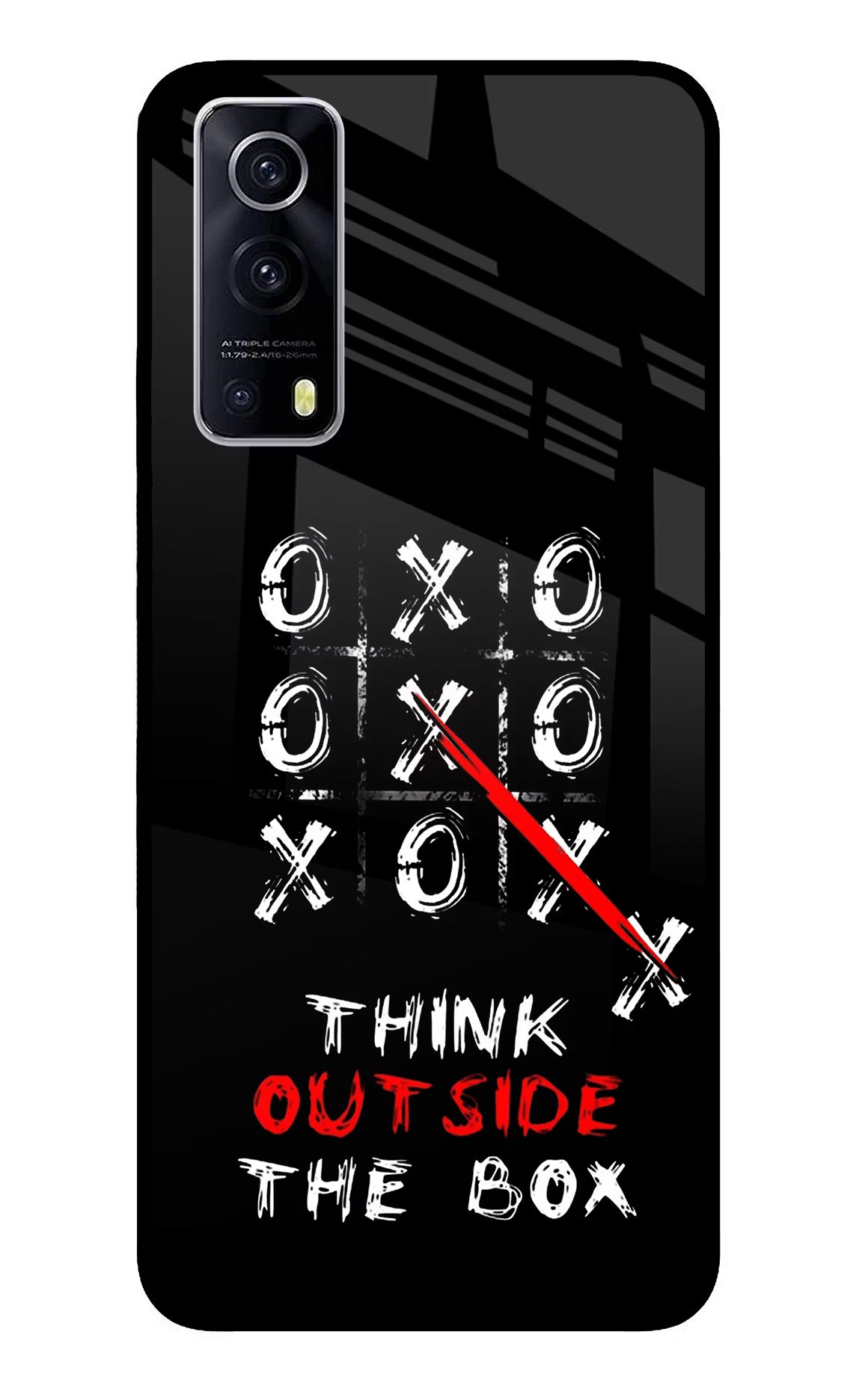 Think out of the BOX iQOO Z3 5G Glass Case - Think out of the BOX iQOO Z3 5G Glass Case Think out of the BOX iQOO Z3 5G Glass Case