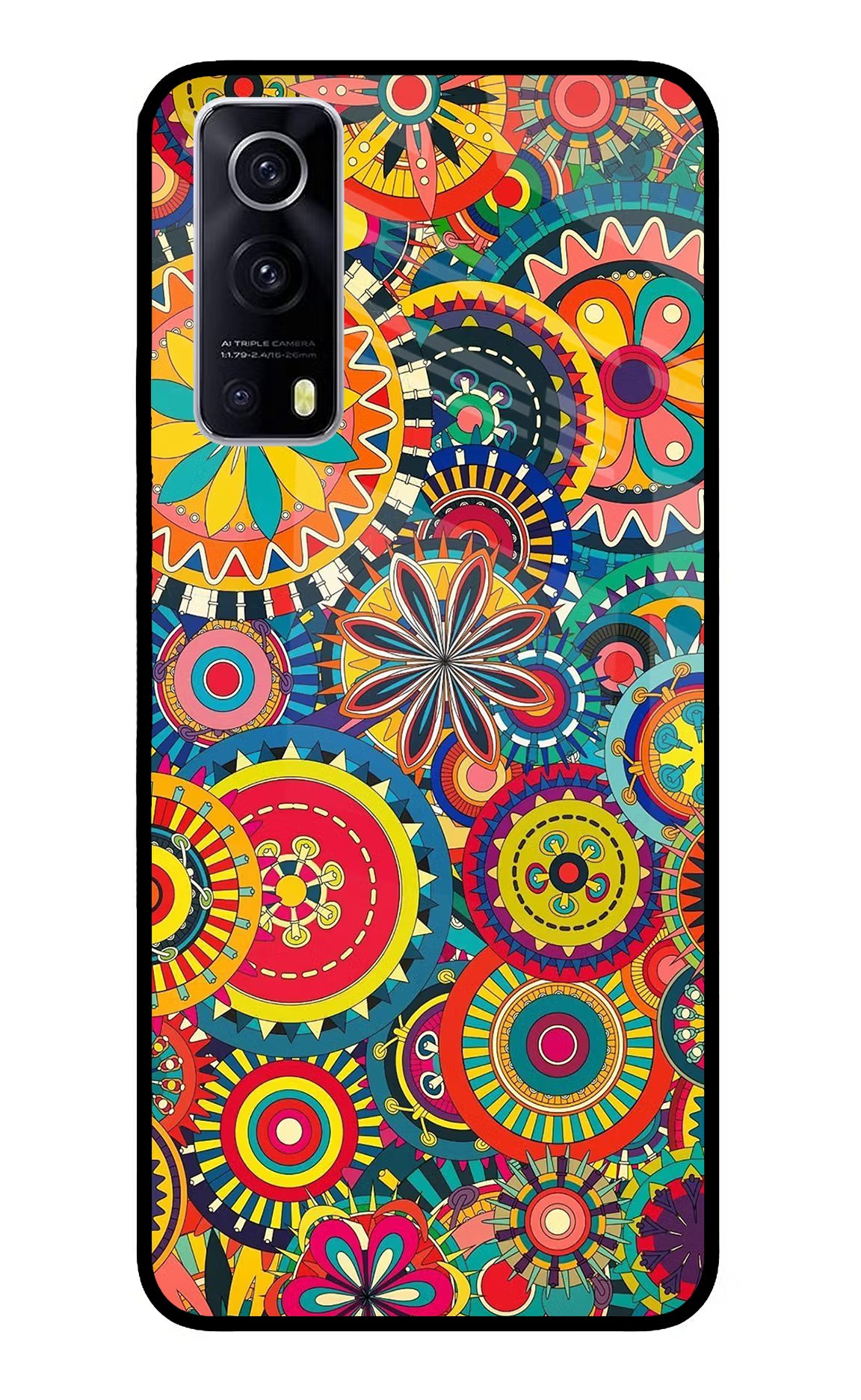 Gol Gol Art iQOO Z3 5G Glass Case - Gol Gol Art iQOO Z3 5G Glass Case Gol Gol Art iQOO Z3 5G Glass Case