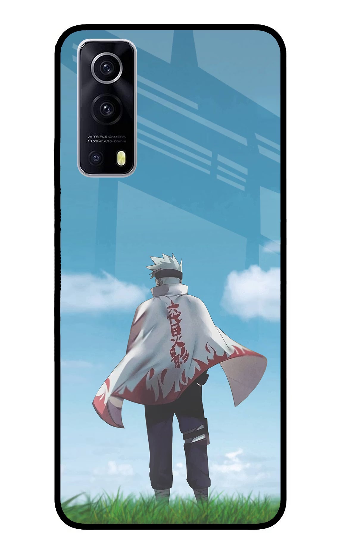 Kakashi iQOO Z3 5G Glass Case - Kakashi iQOO Z3 5G Glass Case Kakashi iQOO Z3 5G Glass Case