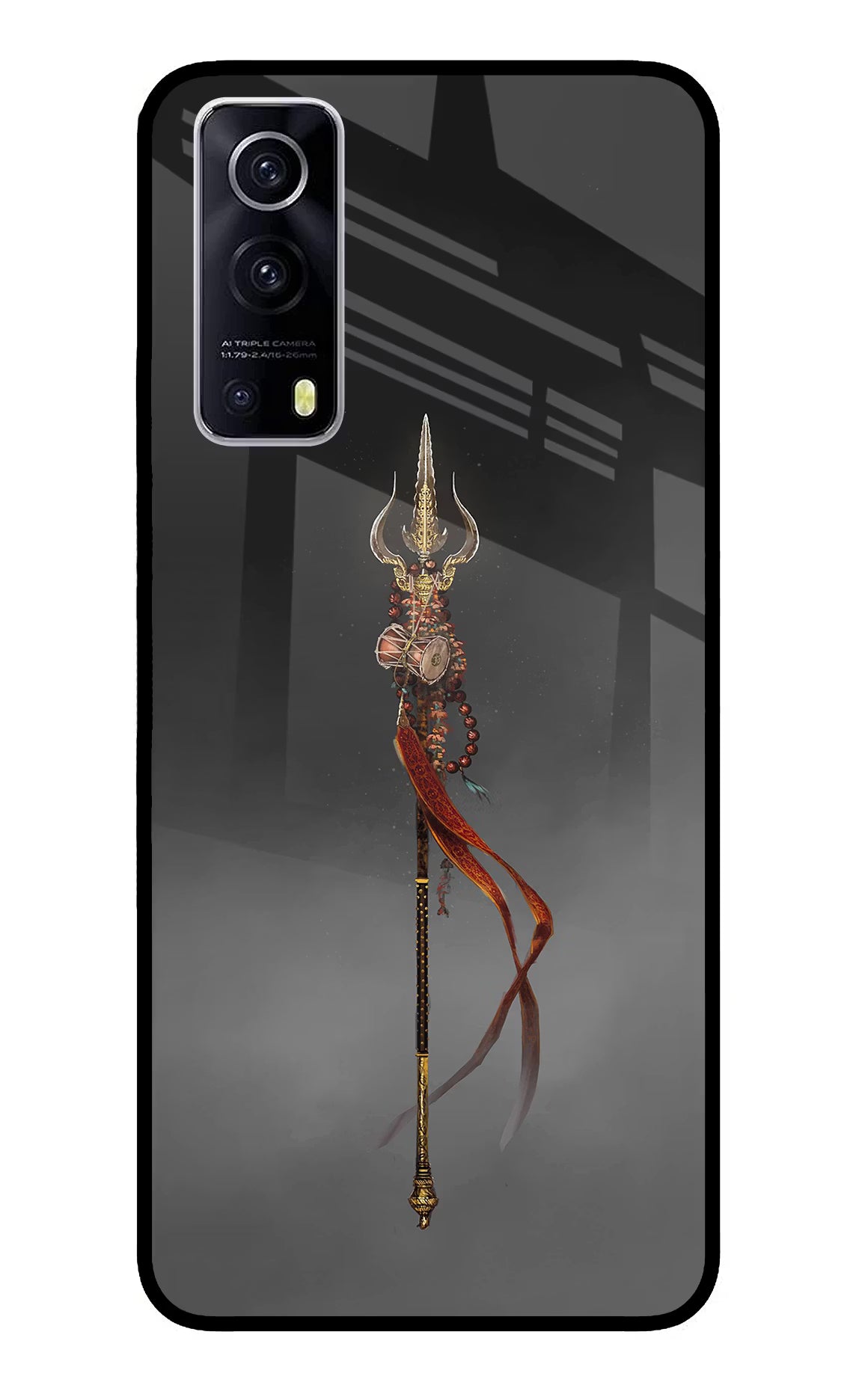 Shiv Trishul iQOO Z3 5G Glass Case - Shiv Trishul iQOO Z3 5G Glass Case Shiv Trishul iQOO Z3 5G Glass Case