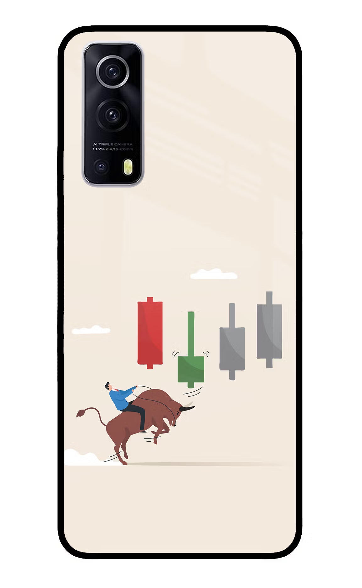 Bull Trading Momentum iQOO Z3 5G Glass Case - Bull Trading Momentum iQOO Z3 5G Glass Case Bull Trading Momentum iQOO Z3 5G Glass Case