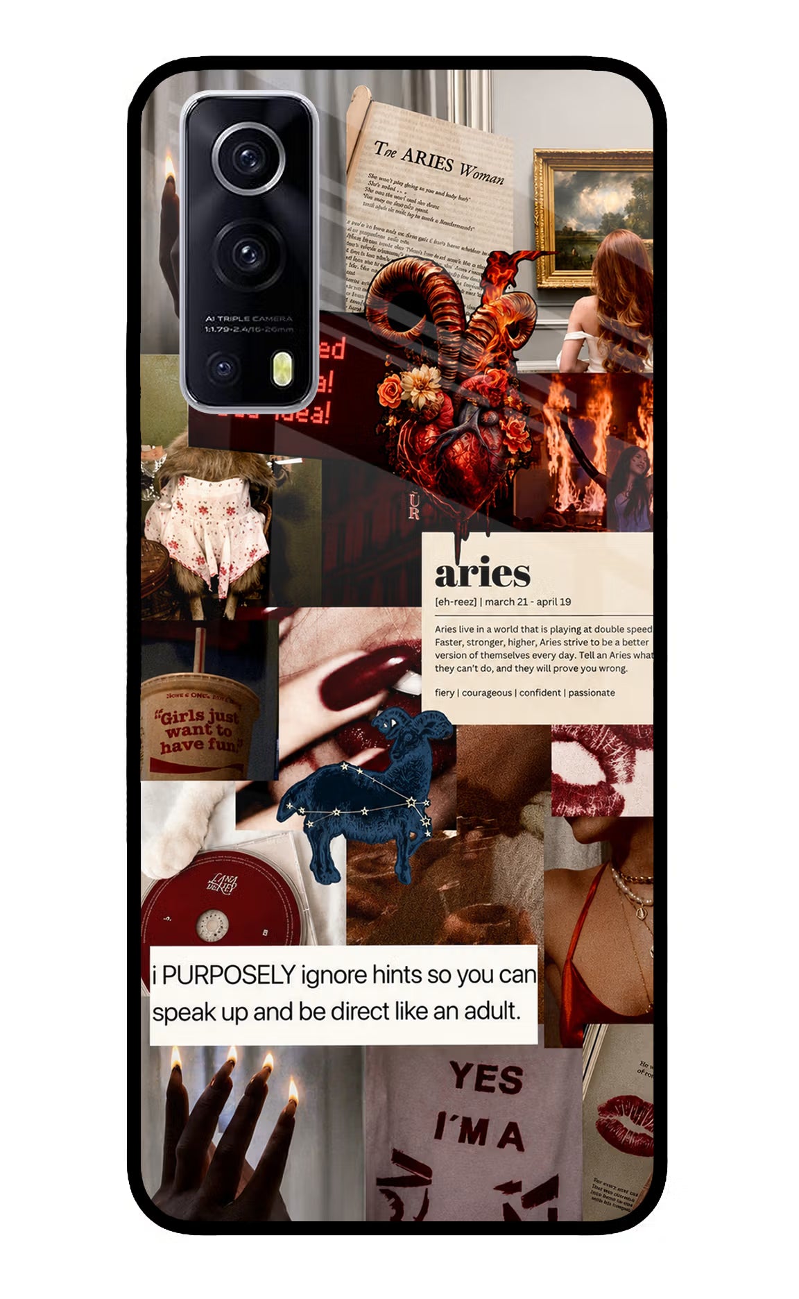 Zodiac Aries iQOO Z3 5G Glass Case - Zodiac Aries iQOO Z3 5G Glass Case Zodiac Aries iQOO Z3 5G Glass Case