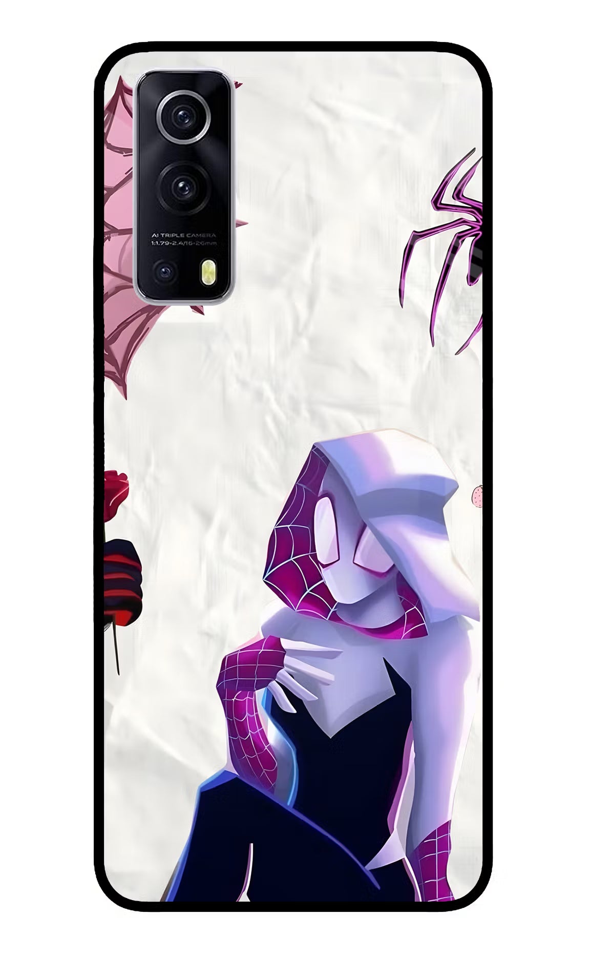 Gwen Verse iQOO Z3 5G Glass Case - Gwen Verse iQOO Z3 5G Glass Case Gwen Verse iQOO Z3 5G Glass Case