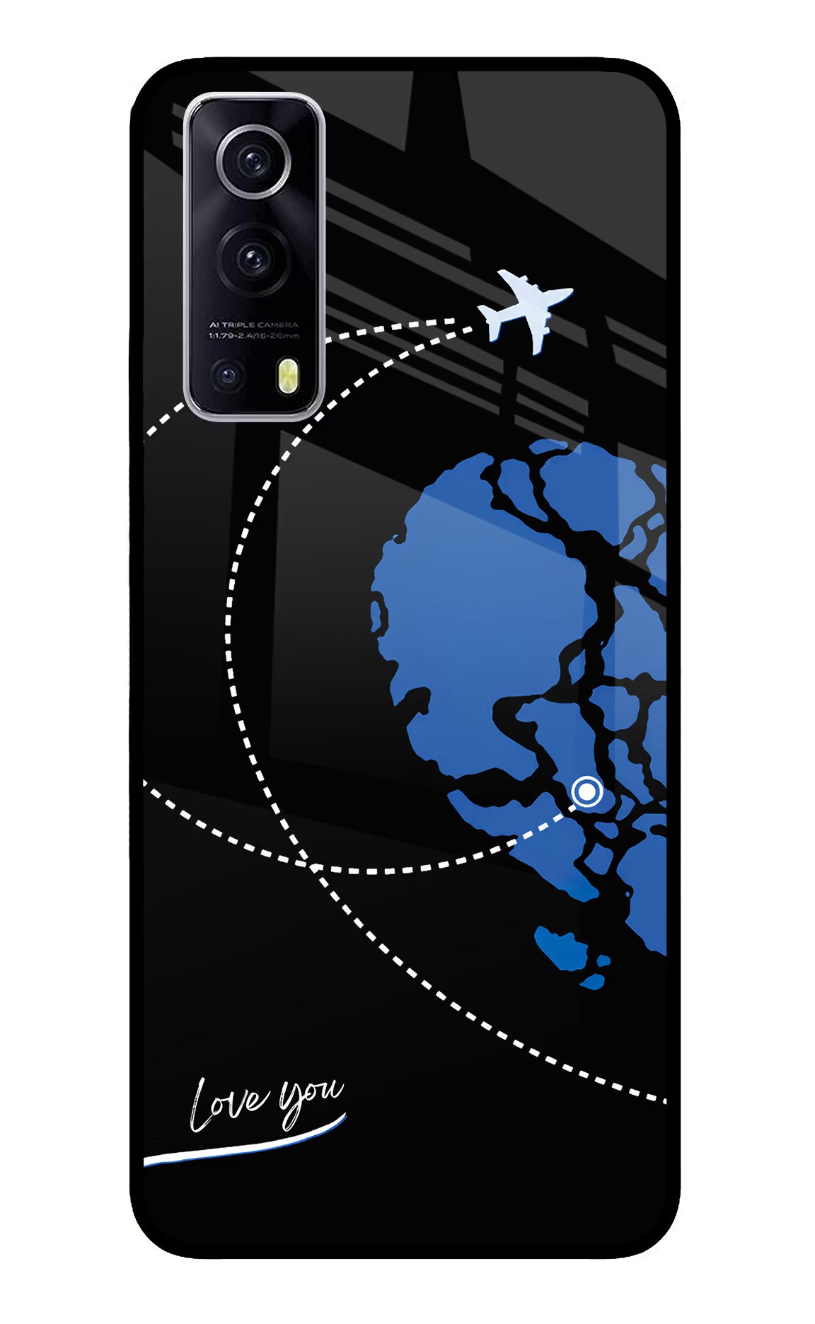 Love Orbit iQOO Z3 5G Glass Case - Love Orbit iQOO Z3 5G Glass Case Love Orbit iQOO Z3 5G Glass Case