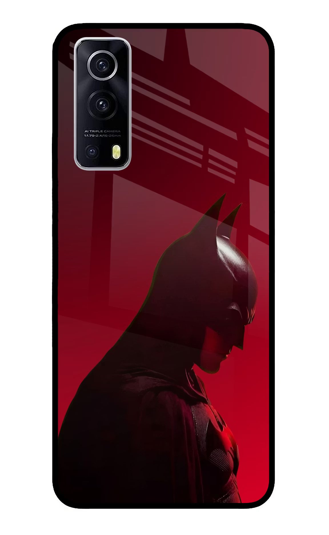 Dark Knight iQOO Z3 5G Glass Case - Dark Knight iQOO Z3 5G Glass Case Dark Knight iQOO Z3 5G Glass Case