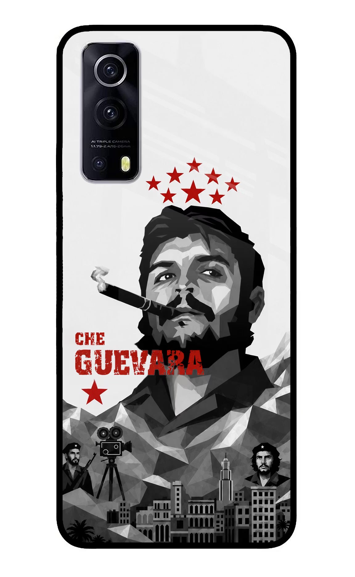 Che Guevara Iconic iQOO Z3 5G Glass Case - Che Guevara Iconic iQOO Z3 5G Glass Case Che Guevara Iconic iQOO Z3 5G Glass Case